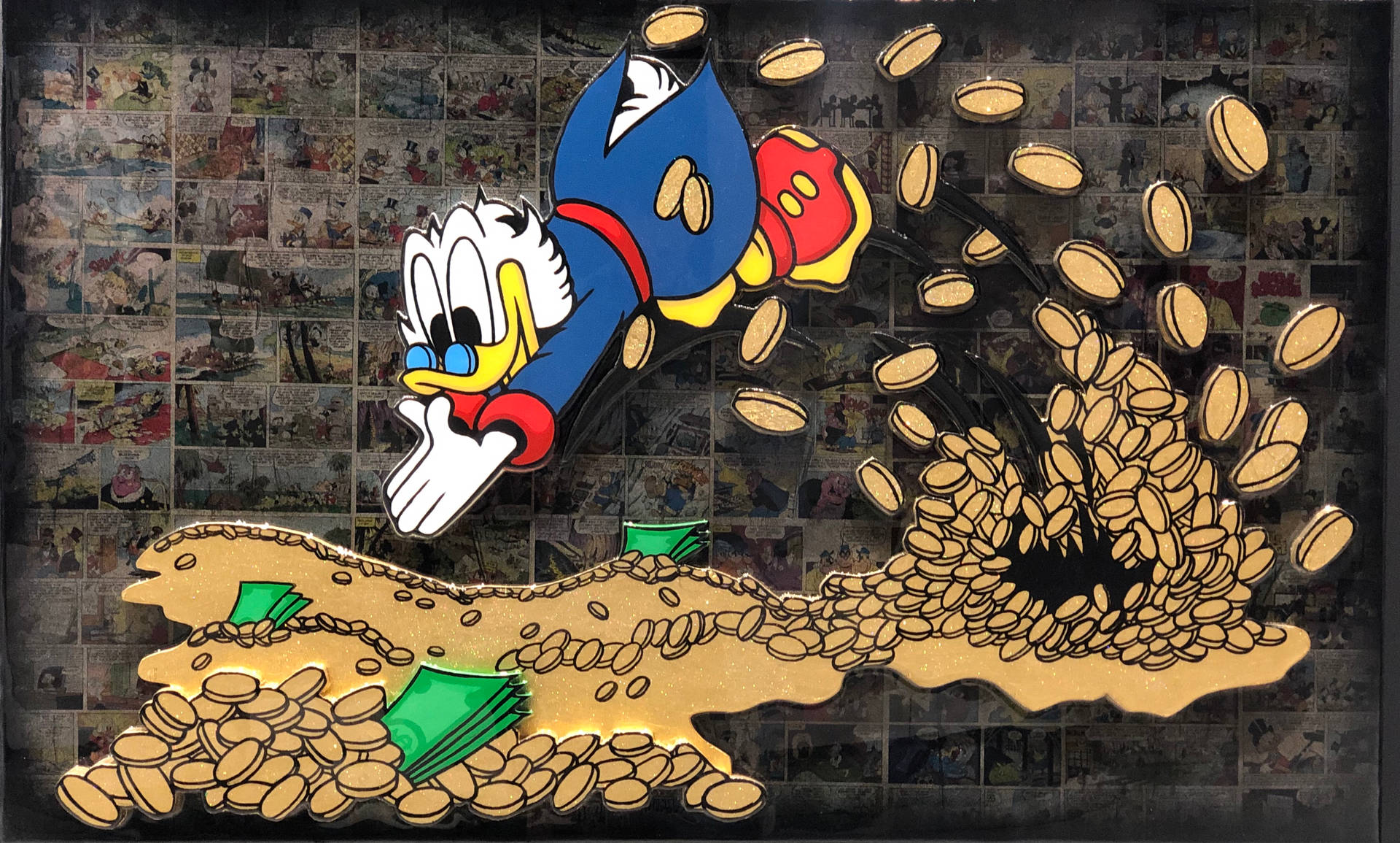 Download Scrooge Mcduck Sea Of Coins Wallpapers