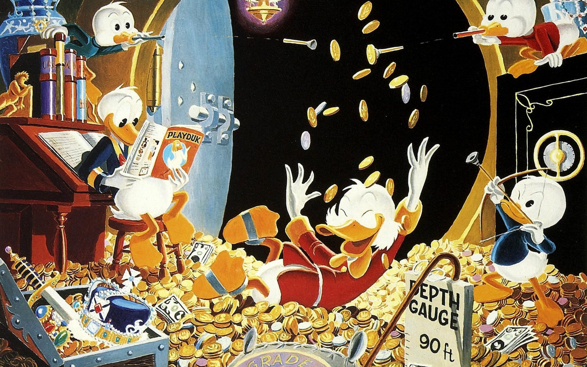 Free download Scrooge McDuck HD Wallpapers [1920x1200] for your Desktop, Mobile & Tablet
