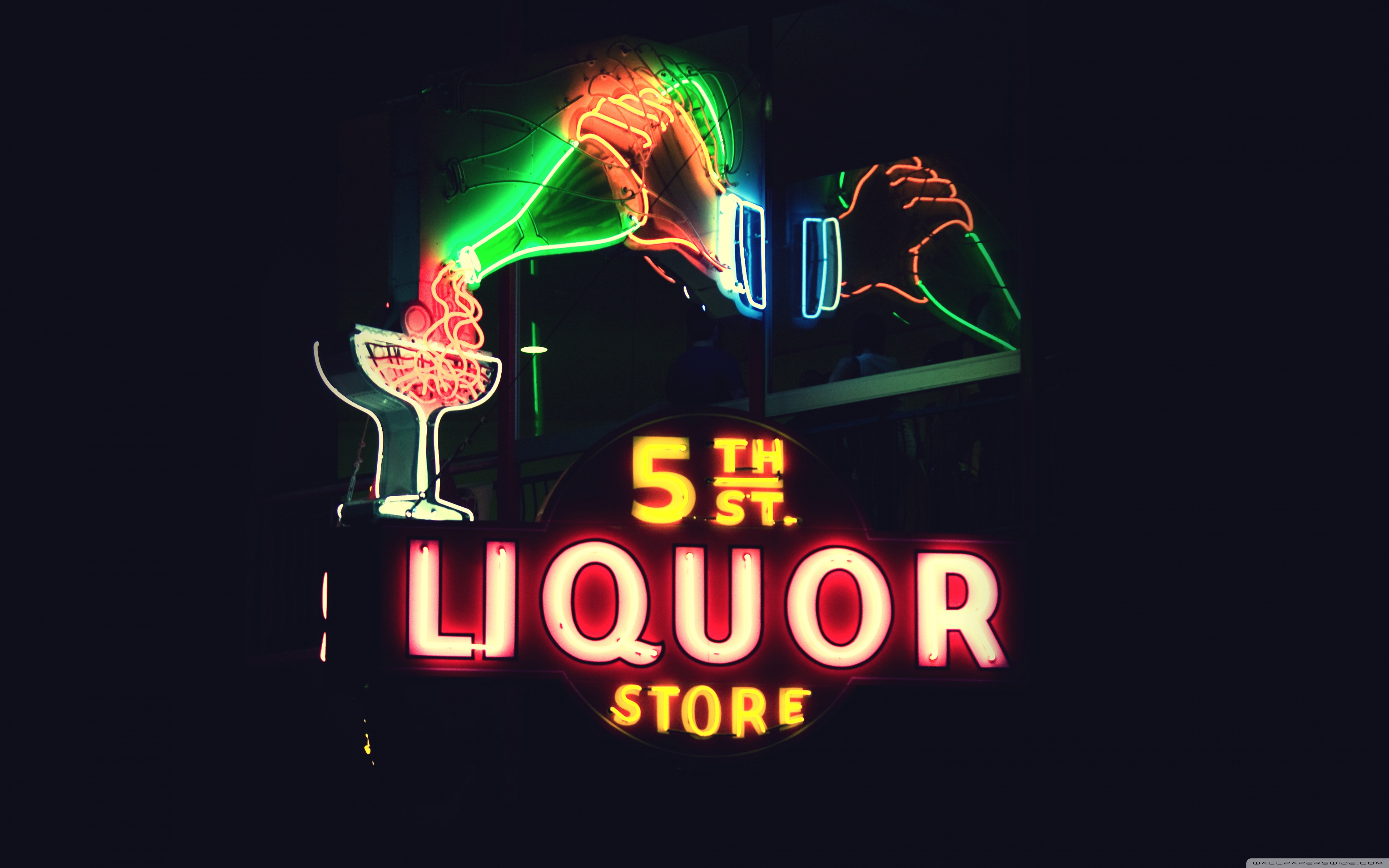 liquor store wallpaper