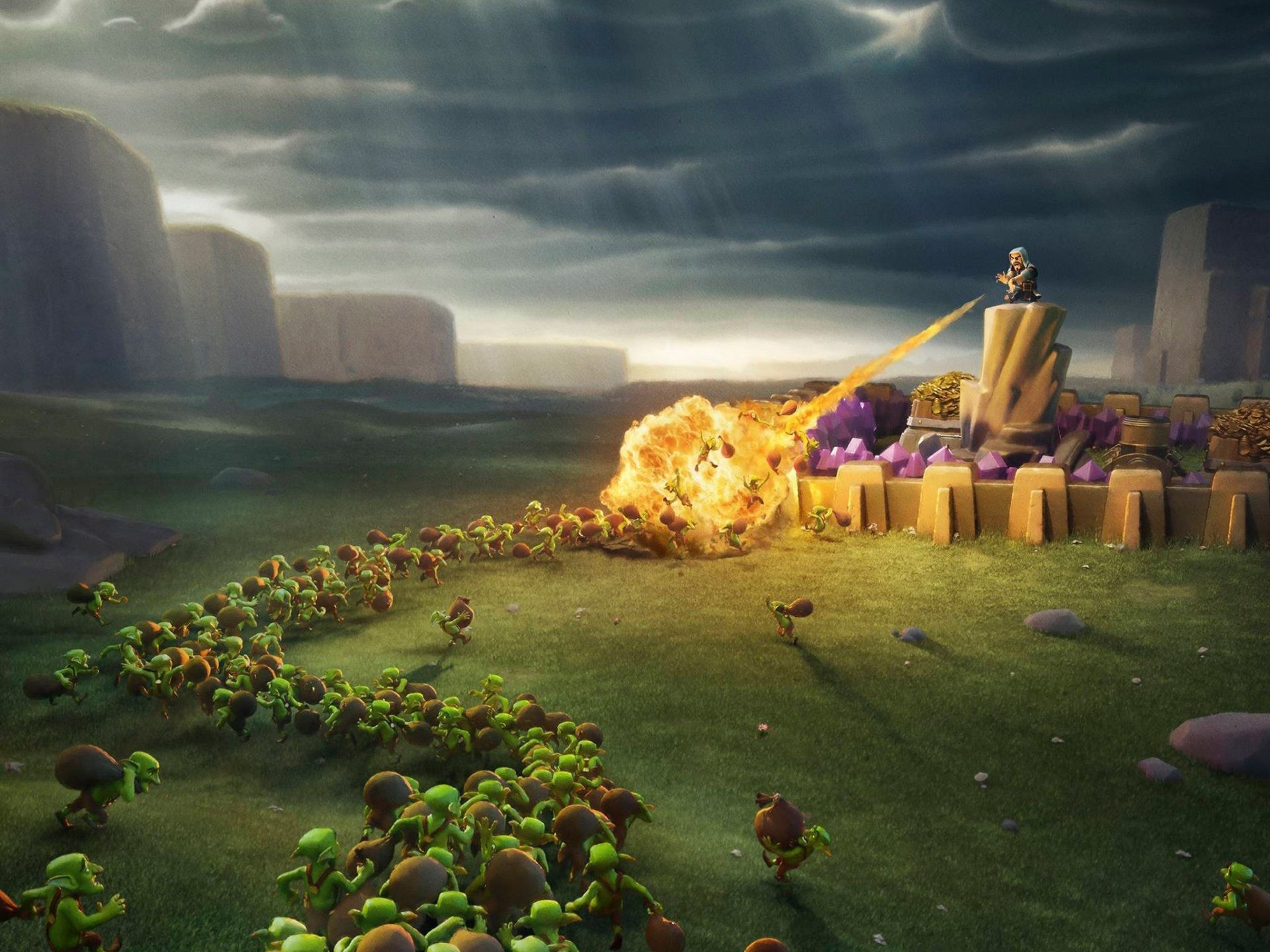 clash of clans ultra HD desktop wallpaper. Clash of clans, Background image wallpaper, Background image