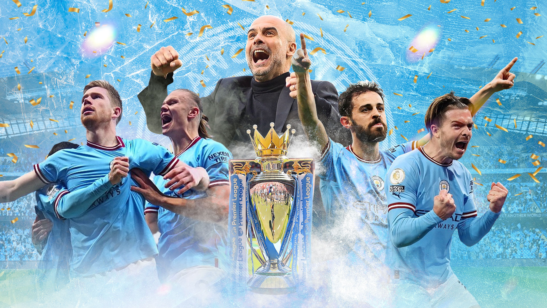 Manchester City Premier League Champions 2023 Wallpapers Wallpaper Cave