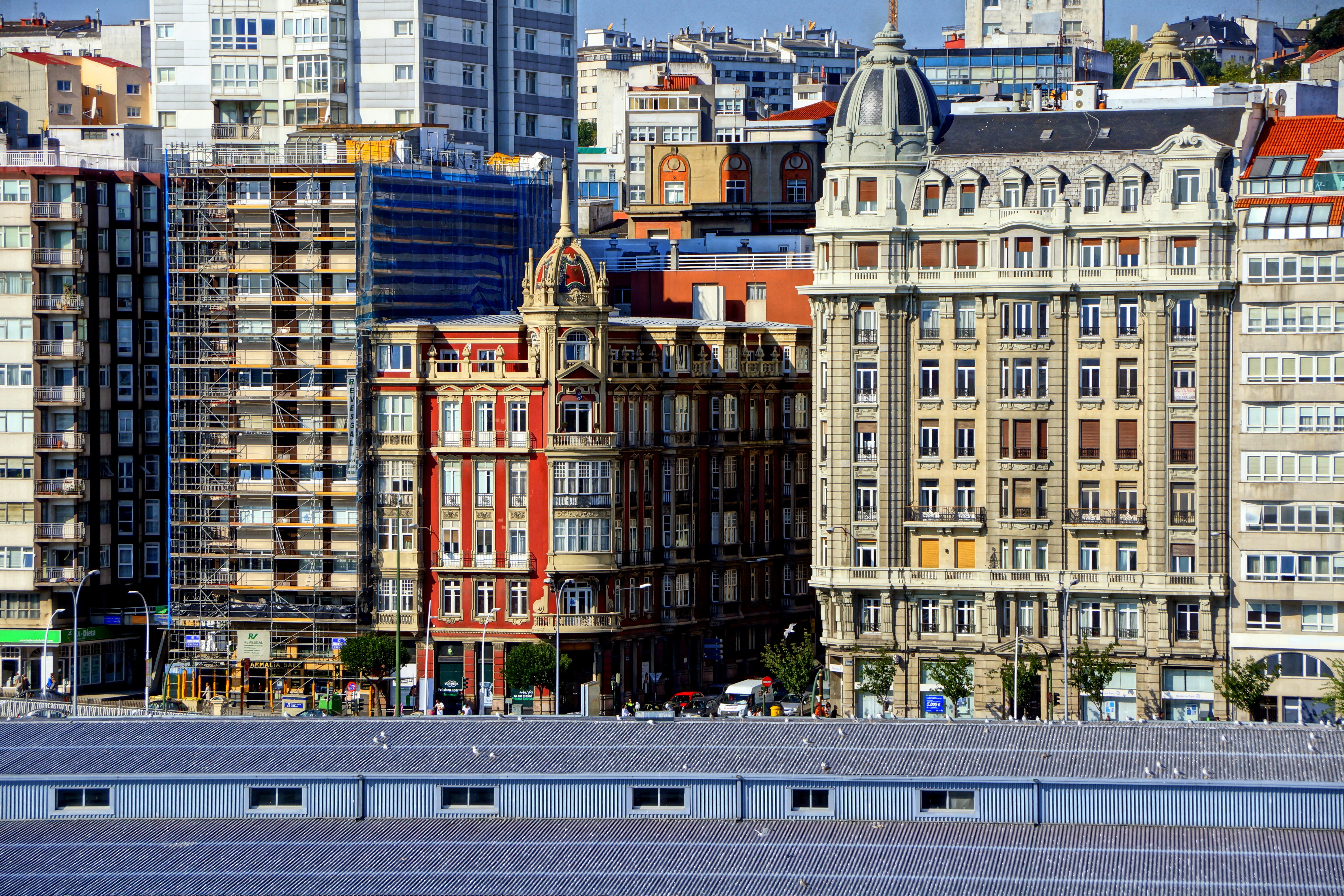 4K, 5K, 6K, La Coruna, Houses, Spain Gallery HD Wallpaper