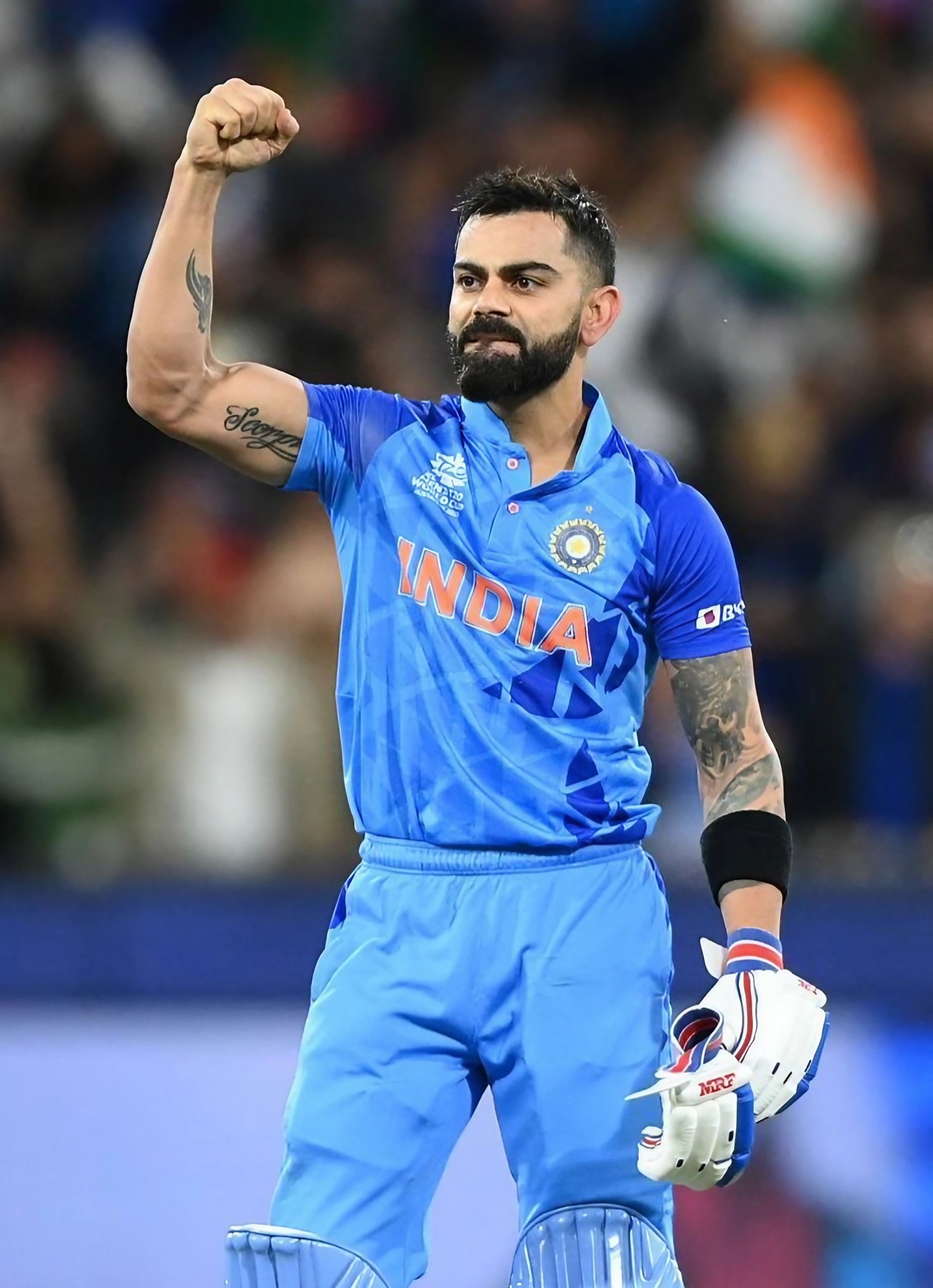 Virat kohli winning celebration Wallpaper Download