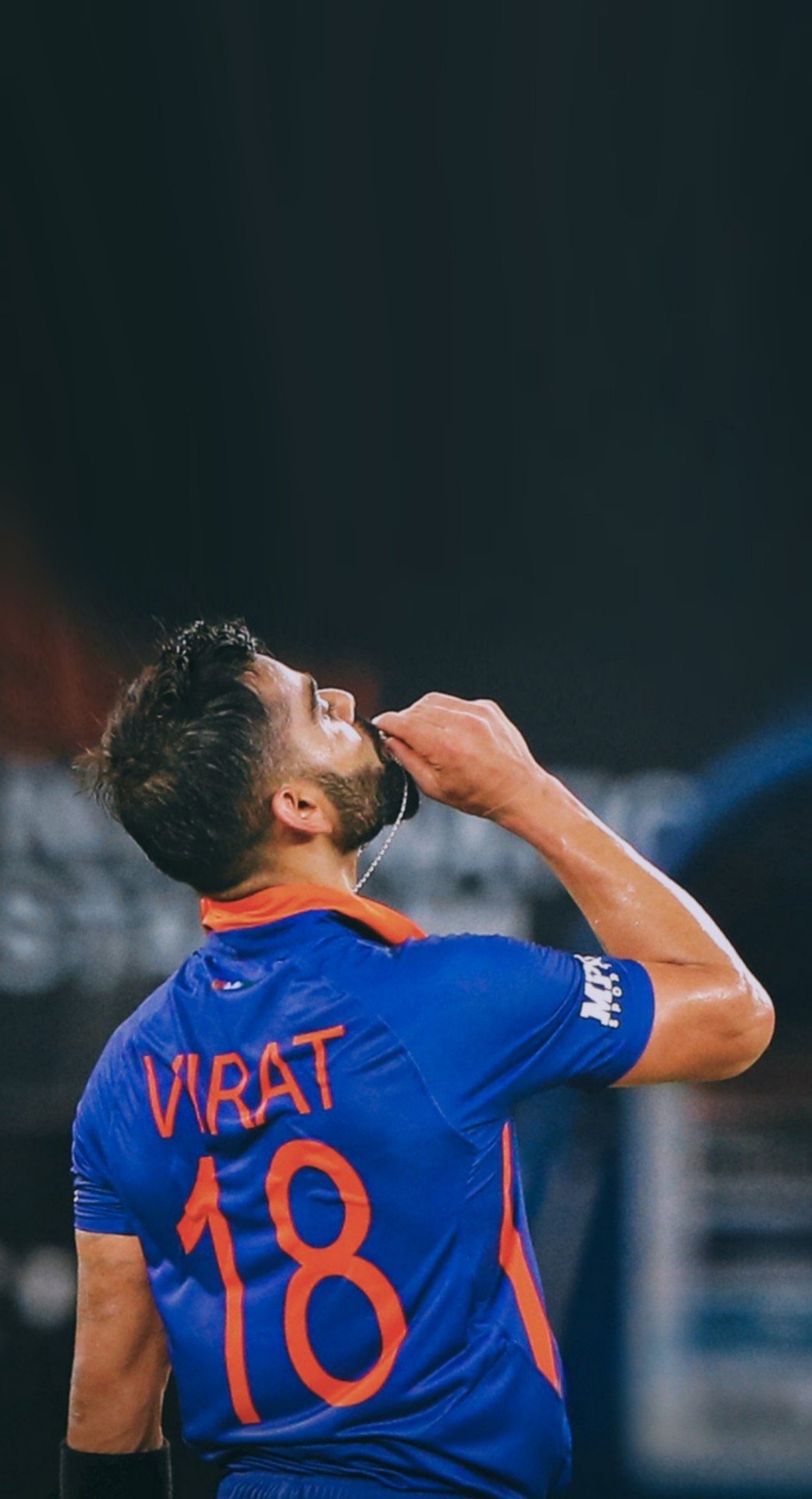 Virat Kohli Century Celebration Wallpaper Download