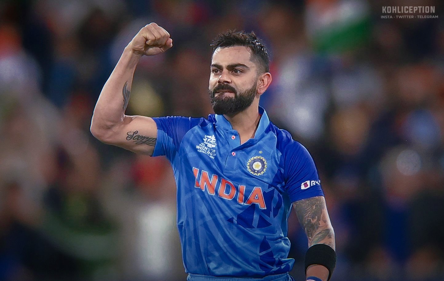 Virat Kohli Celebration Wallpapers Wallpaper Cave
