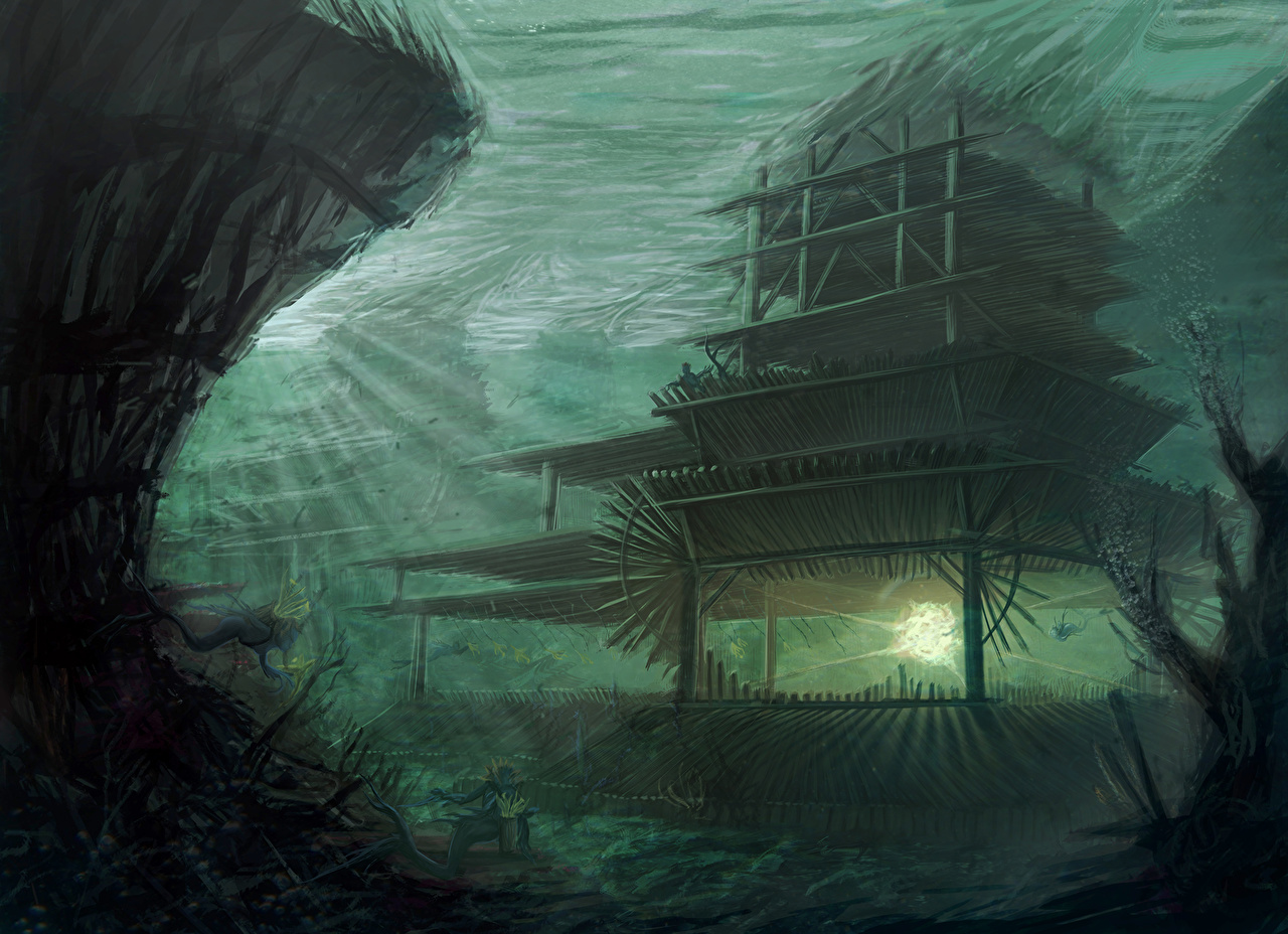 Desktop Wallpaper Underwater world Fantasy