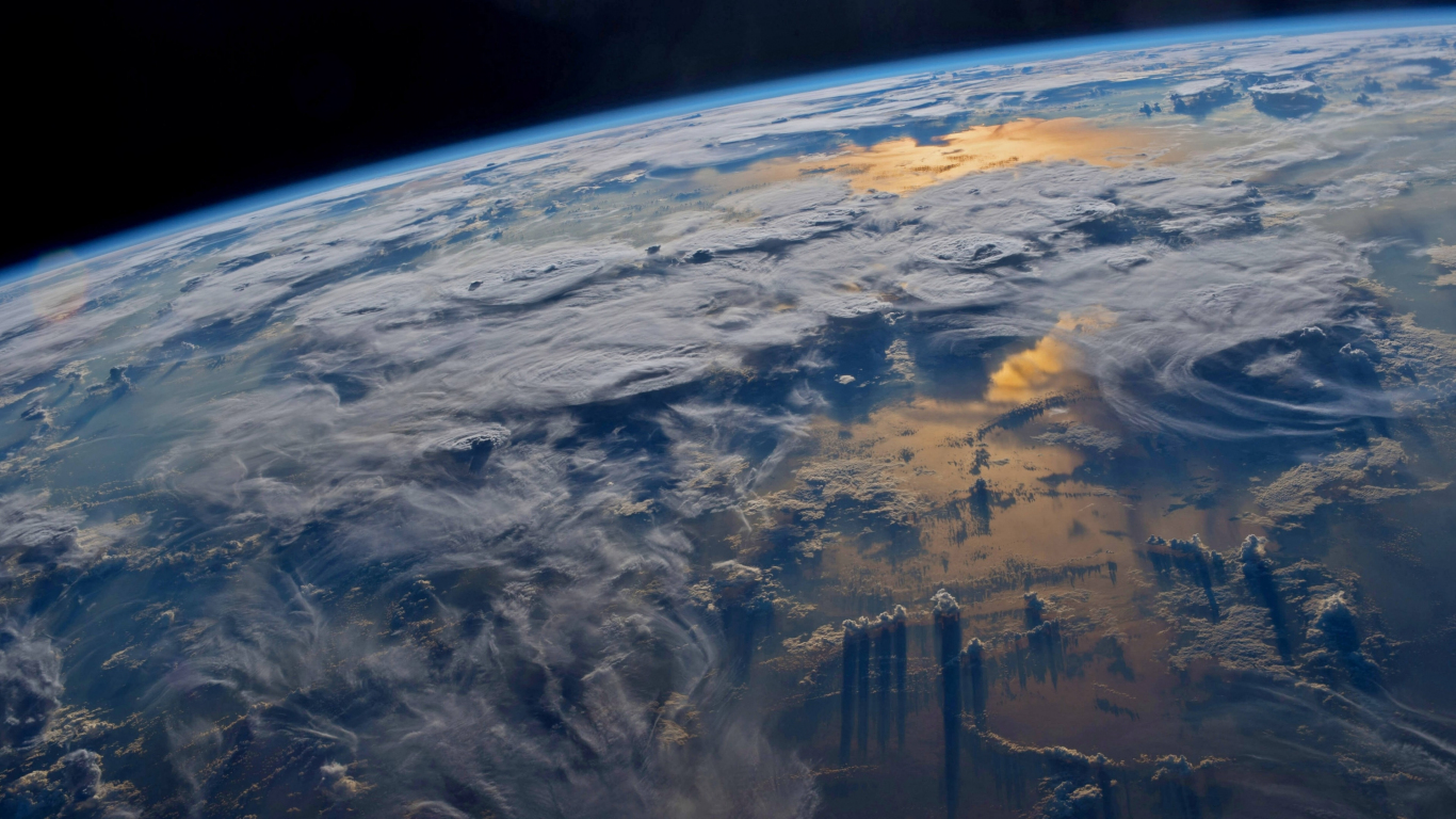 Earth from space surface clouds nature wallpaper background