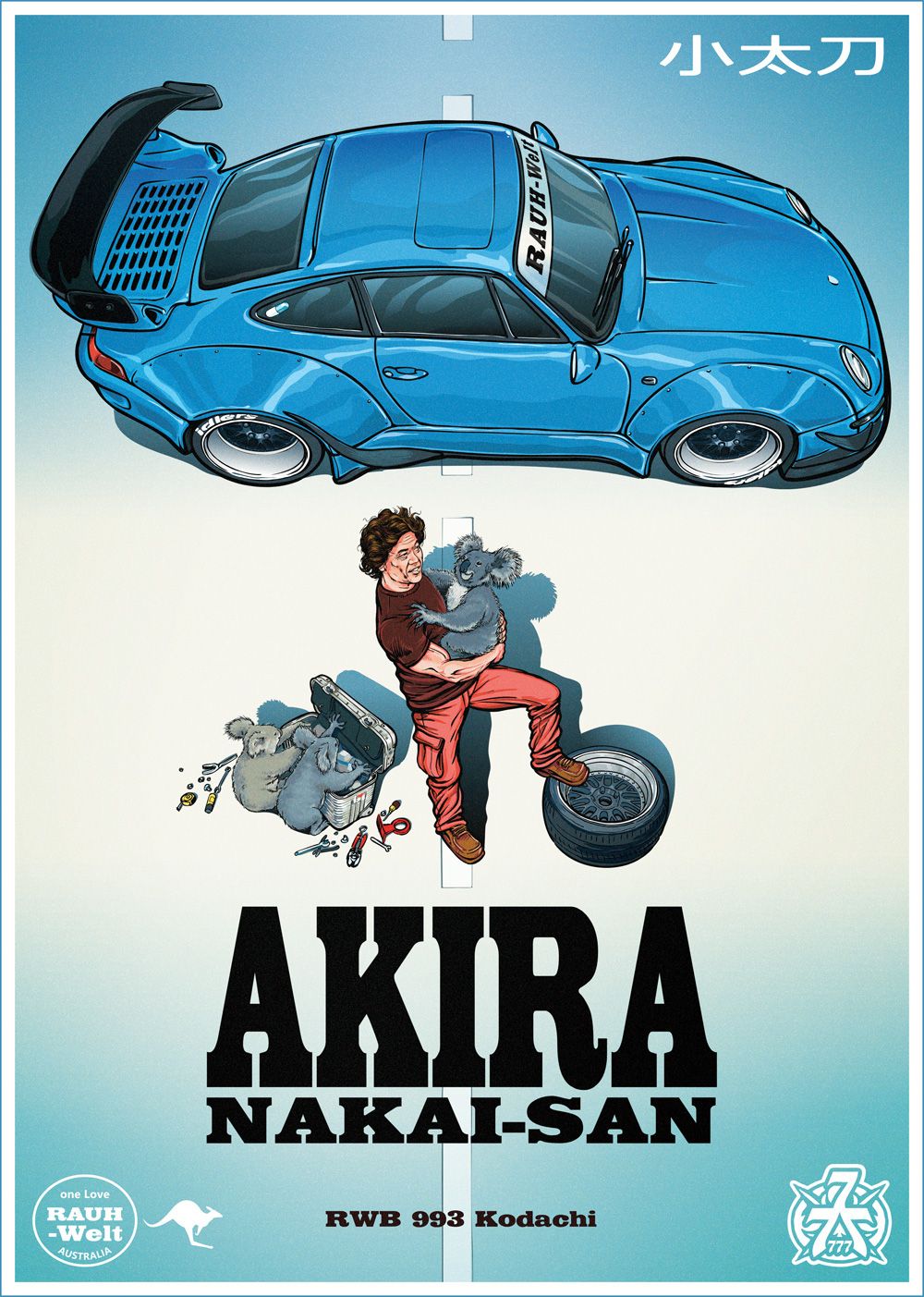 Tribute To Legendary Anime Akira And Fantastic Work Of Akira Nakai San From RAUH Welt Begriff. Akira Poster, Art Cars, Car Artwork