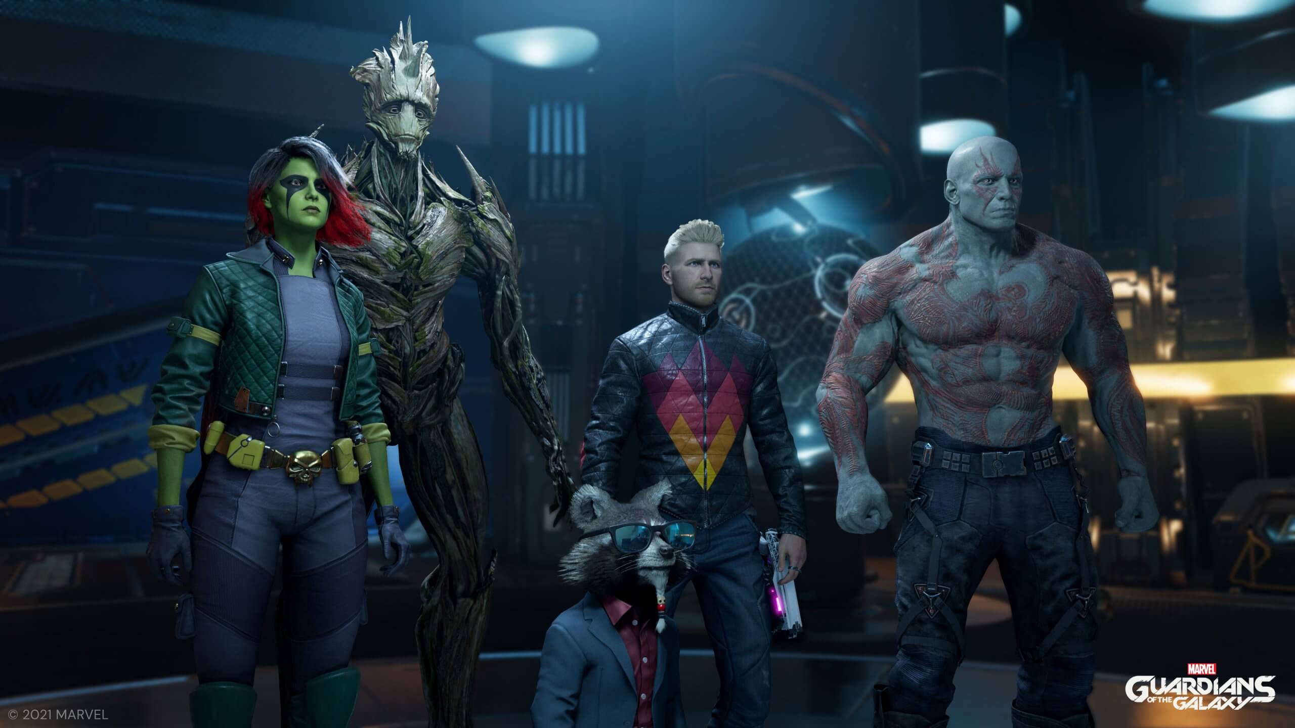 Here are some new 4K screenshots for Marvel's Guardians of the Galaxy