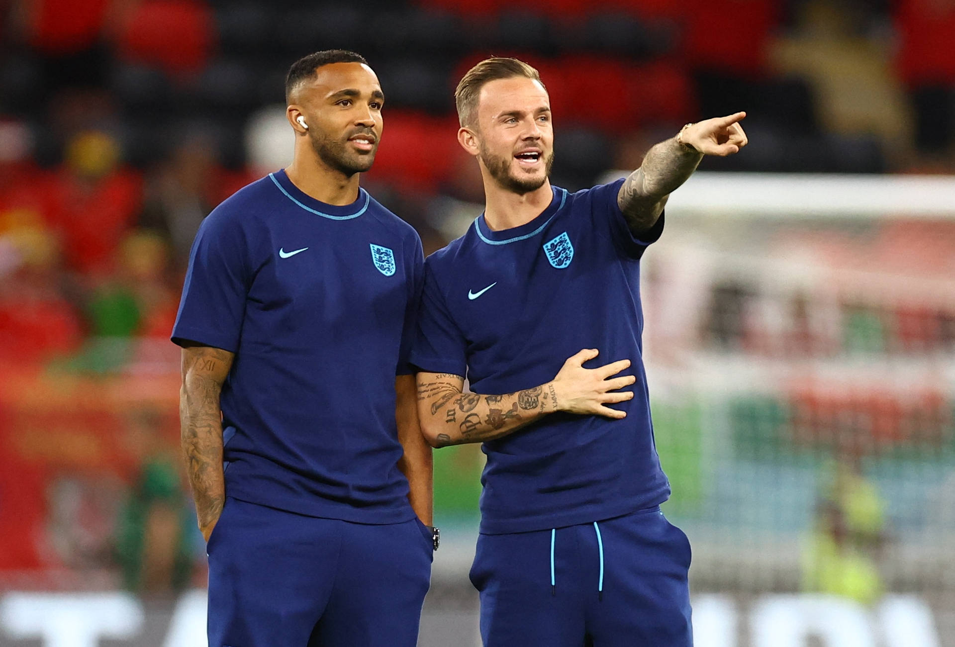 Download James Maddison And Callum Wilson Wallpaper