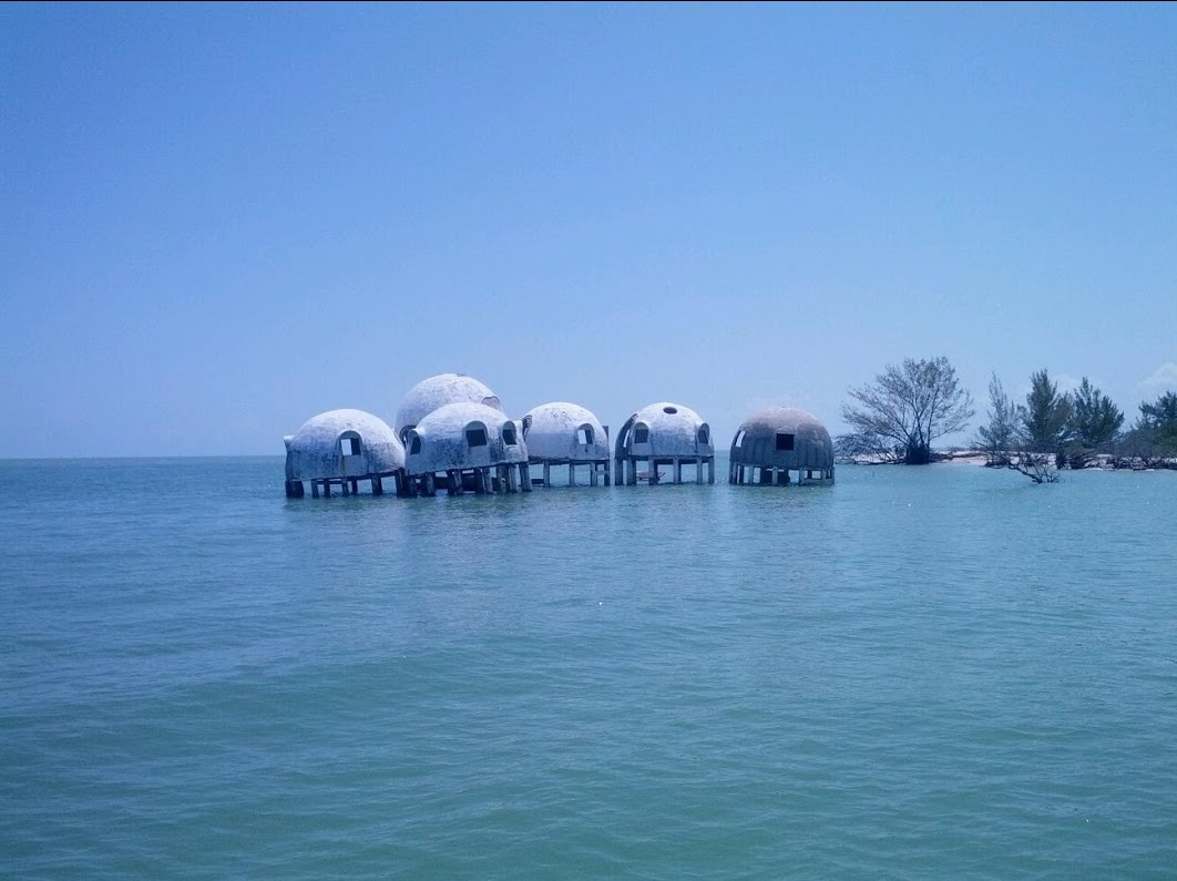 The Mysterious Dome Homes Marching into the Sea: Then & Now