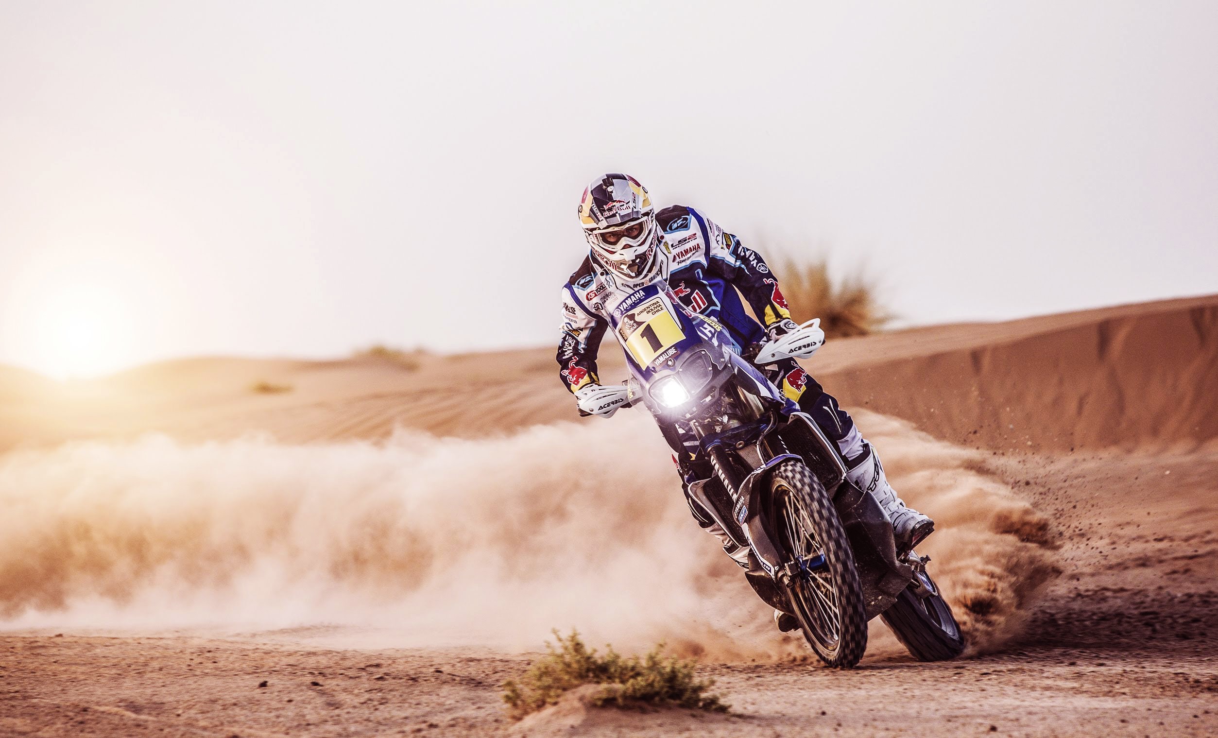Dakar- Yamaha, YZ450F, Yamaha, Motorcyclist, Helmet Gallery HD Wallpaper