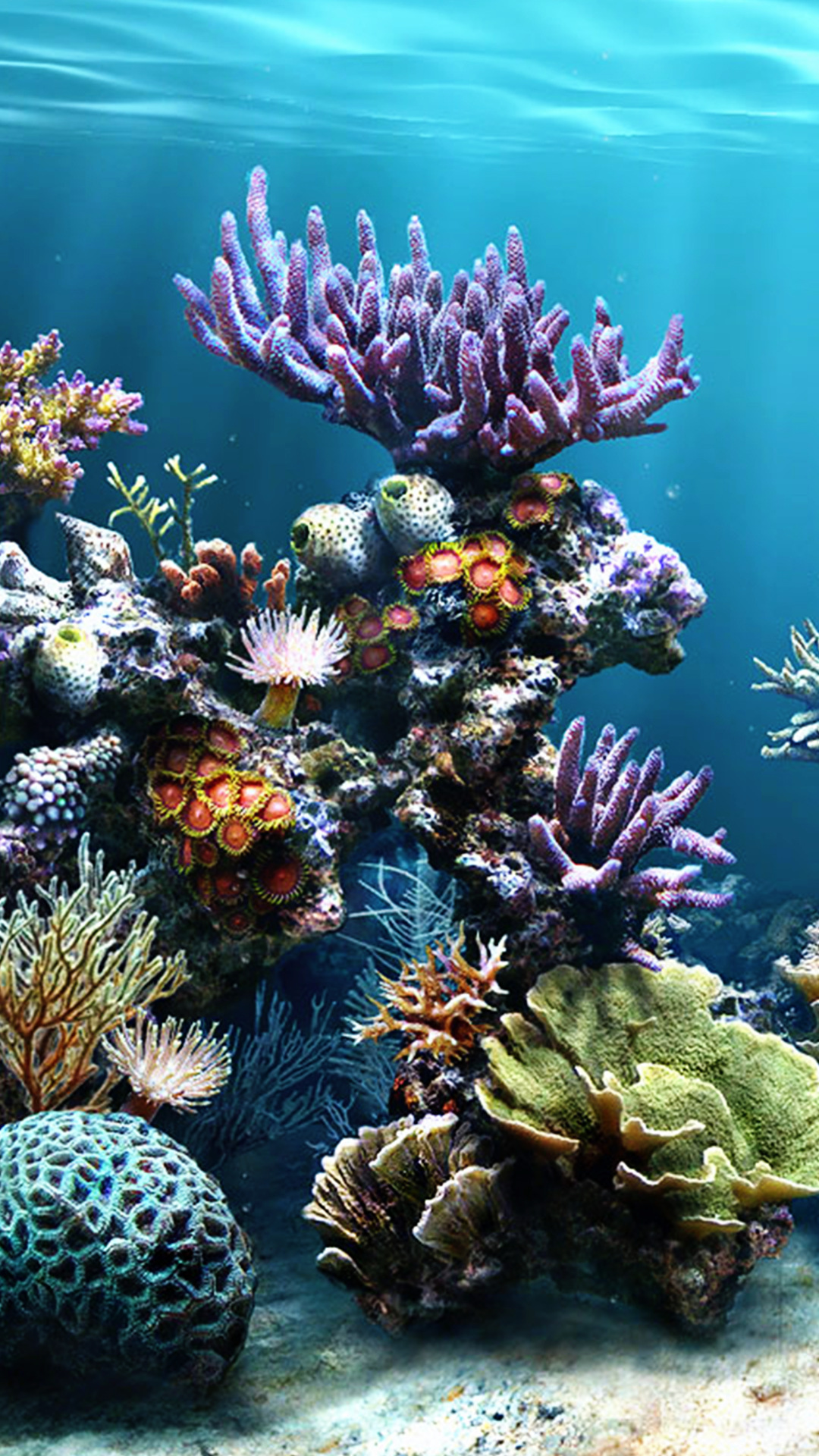 Coral Reef Home Screen Wallpaper