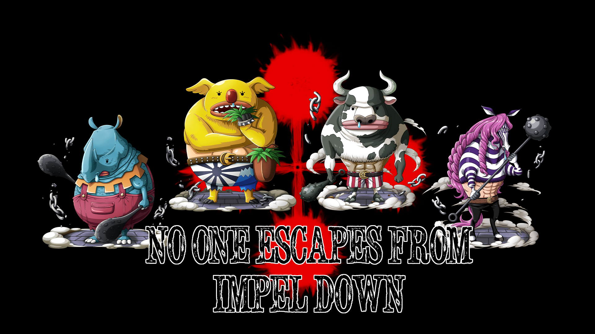 Wallpaper of characters you never asked for Beasts of Impel Down