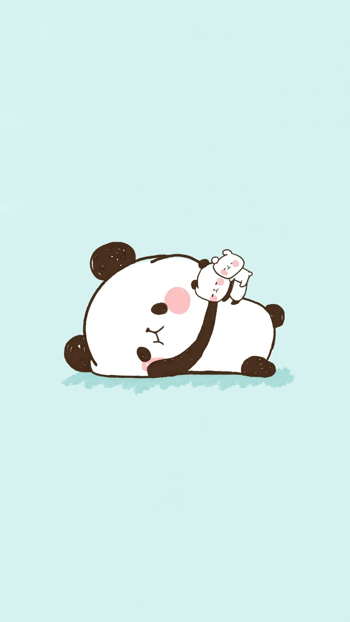 Cute Chibi Panda Wallpaper - Panda Anime Chibi - Free Transparent PNG  Clipart Images Download
