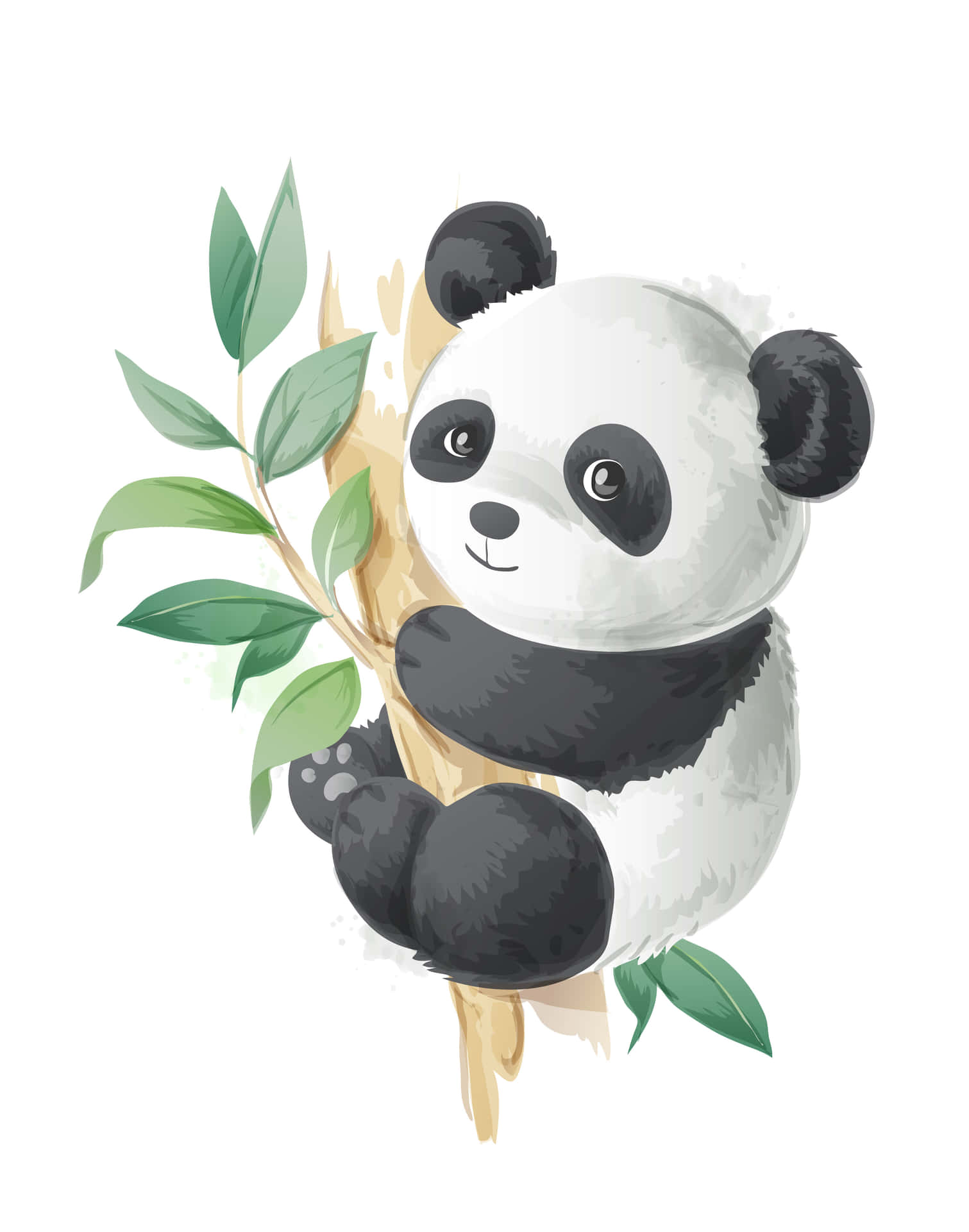 Cute Cartoon Panda Wallpaper for FREE