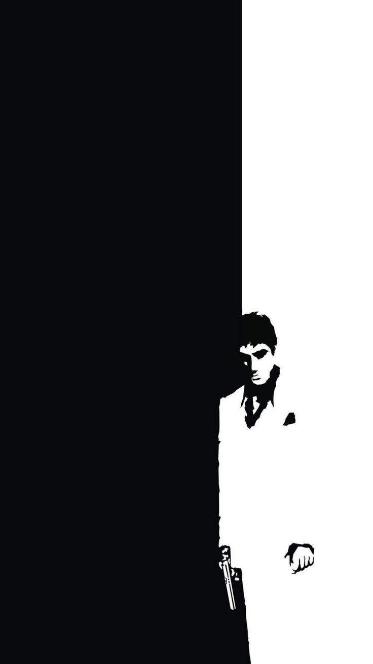 Scarface Wallpaper. Y2k wallpaper, Black and white wallpaper iphone, Black and grey wallpaper