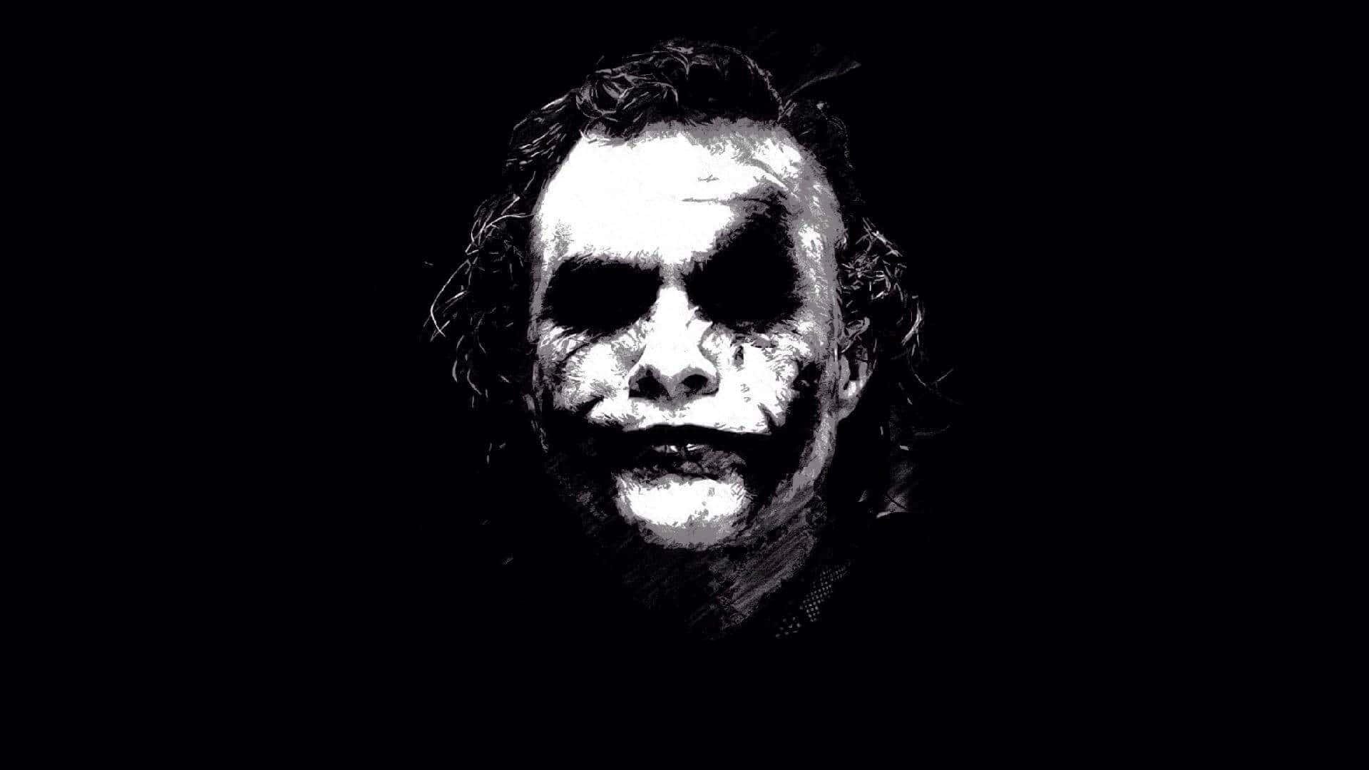 Black And White Joker Wallpaper for FREE