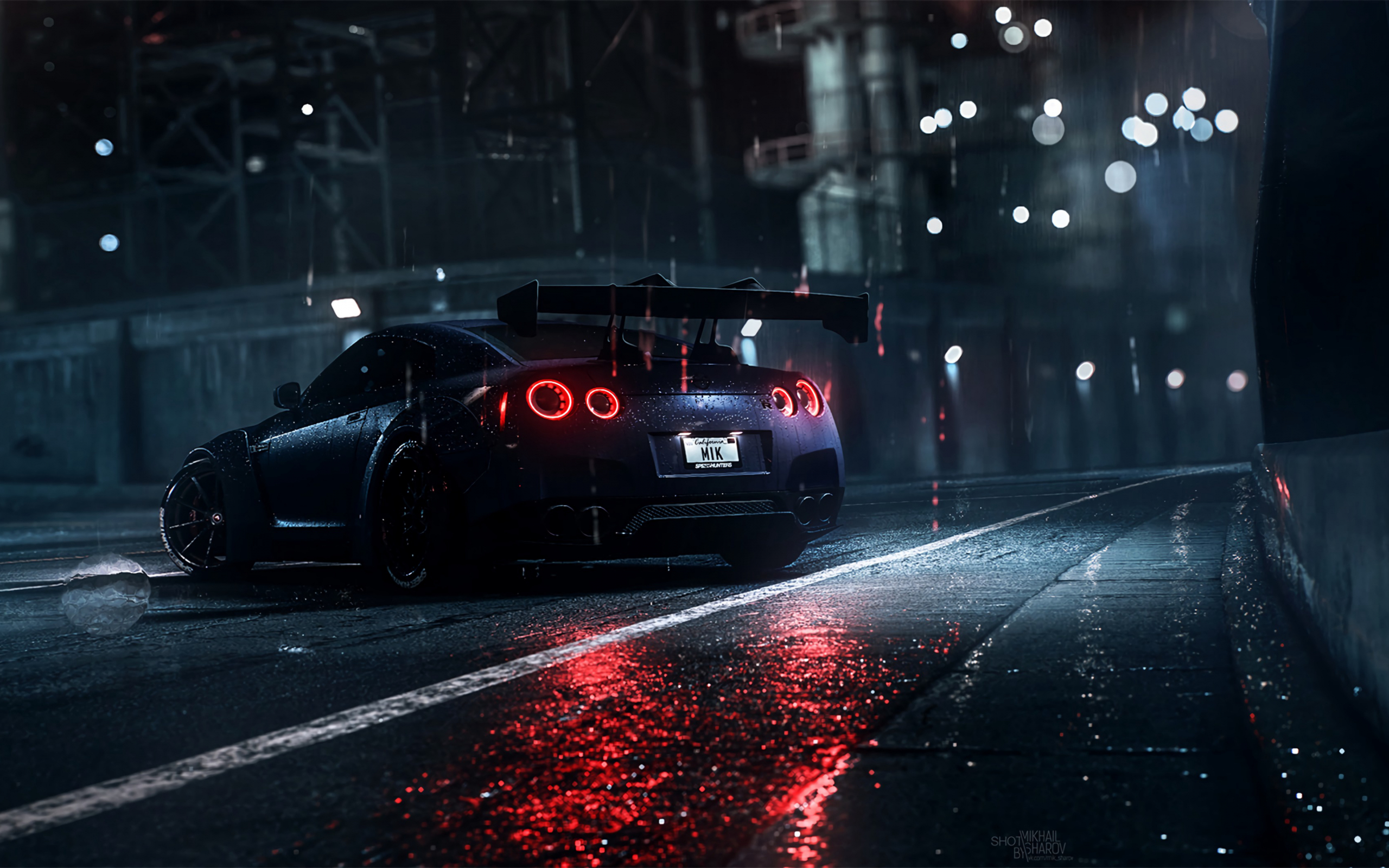 Download Wallpaper 2560x1600 Nissan Gt R, Sportscar, Art, Dual Wide 16:10 2560x1600 HD Background, 21377