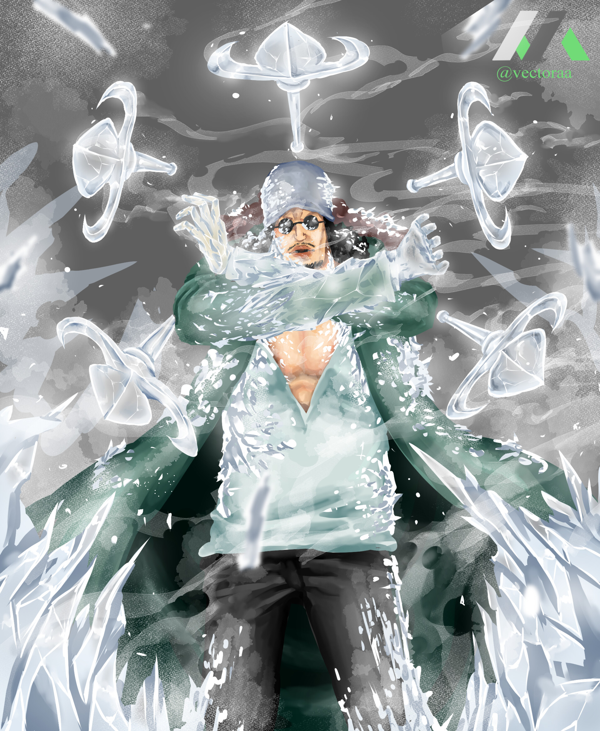 Former Marine Admiral Kuzan Aokiji