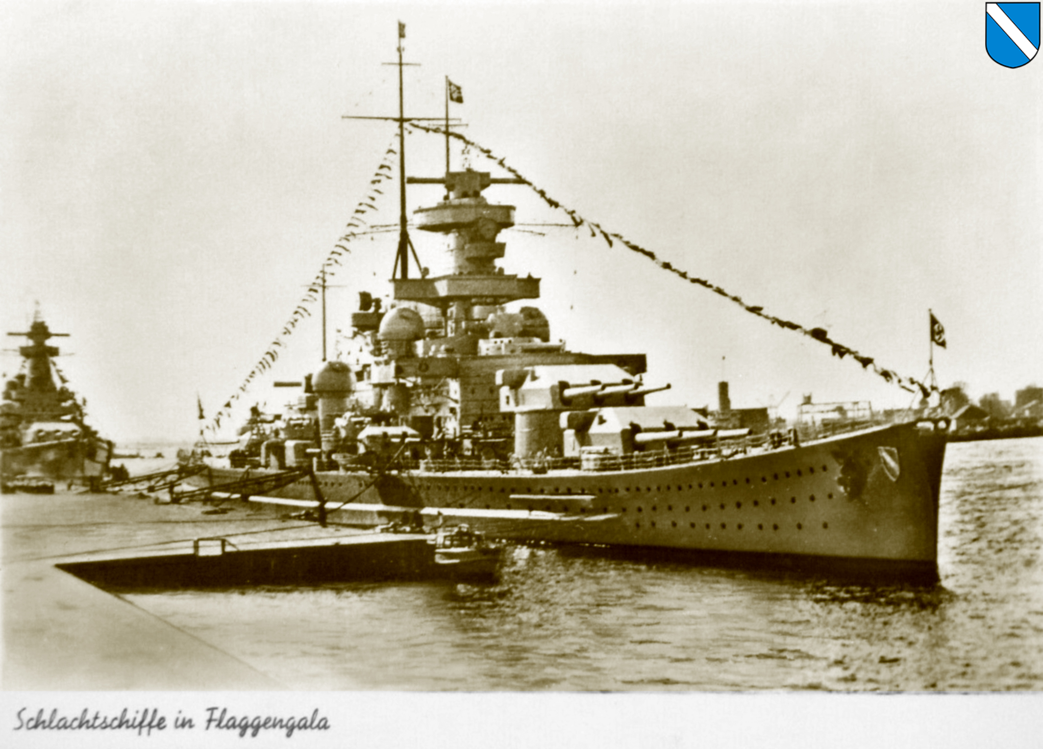 Asisbiz Kriegsmarine Scharnhorst class battlecruisers battleship KMS Scharnhorst May 1938 ebay 05