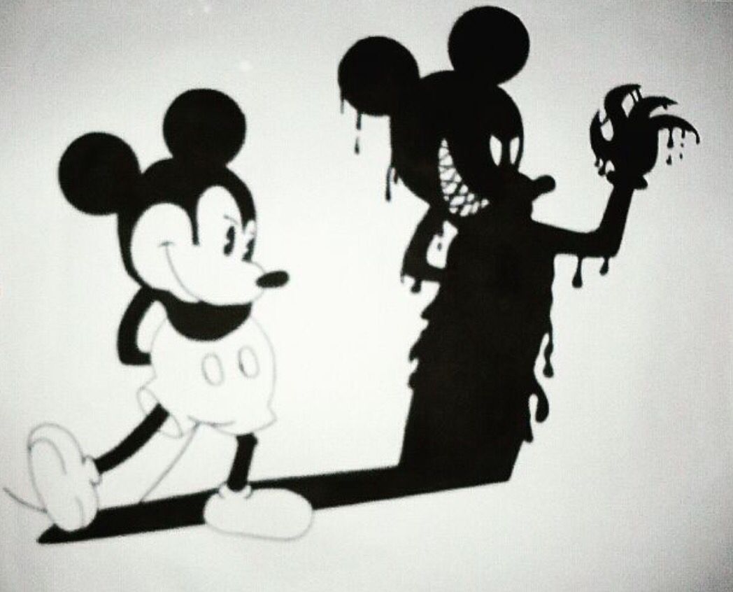 Vintage Evil Mickey. Disney horror, Dark disney, Mickey
