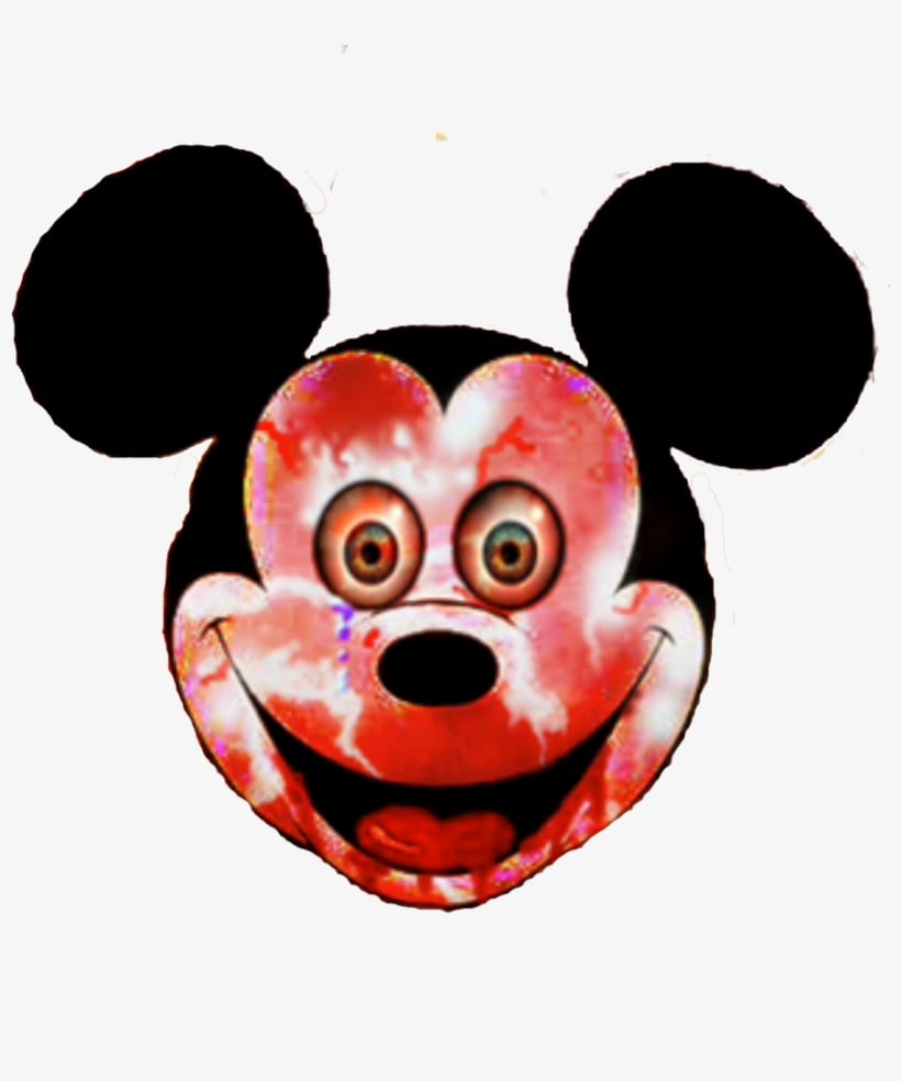 Evil Mickey Mouse Png Image Black And White Download Creepypasta Transparent PNG Download