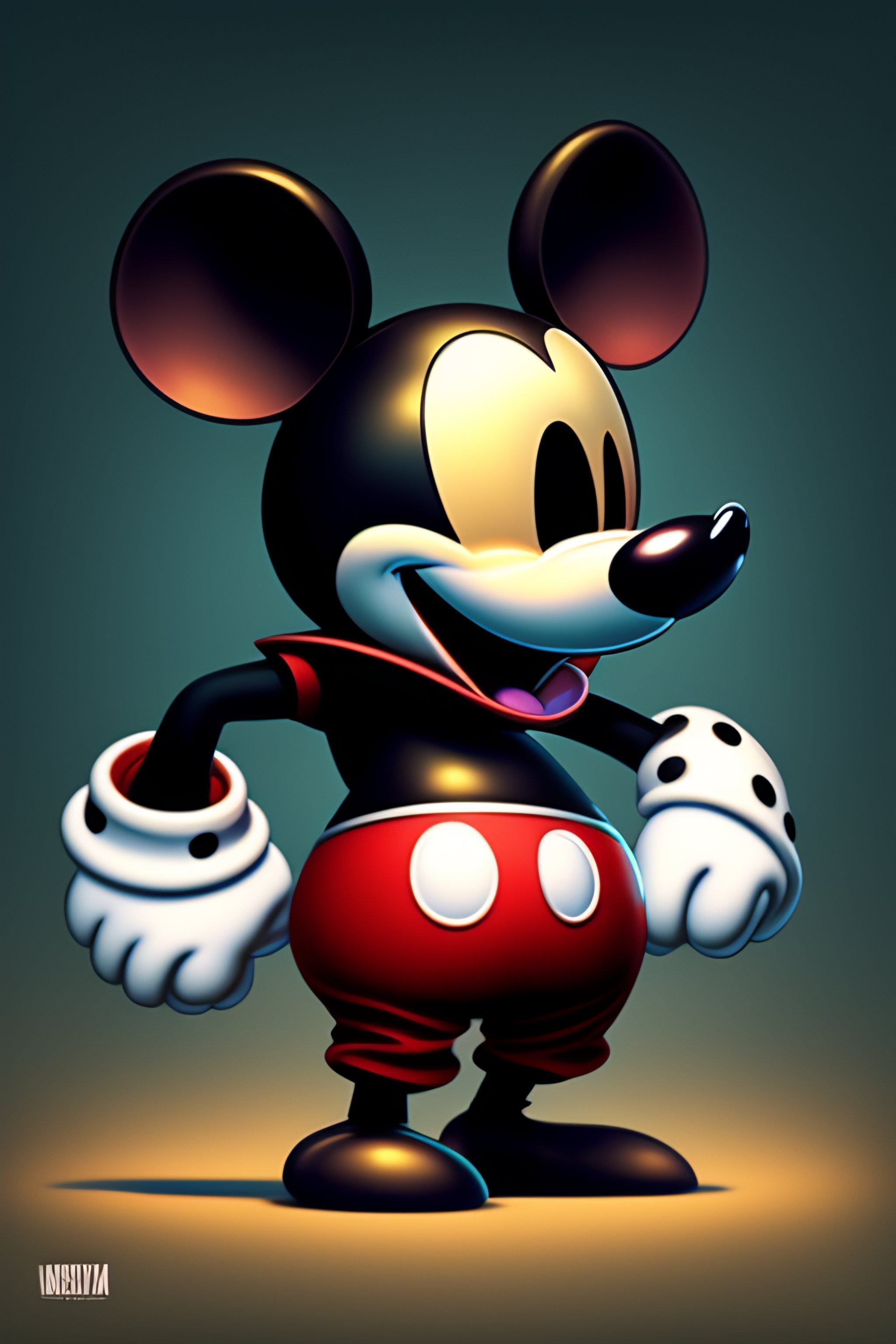 Evil mickey mouse