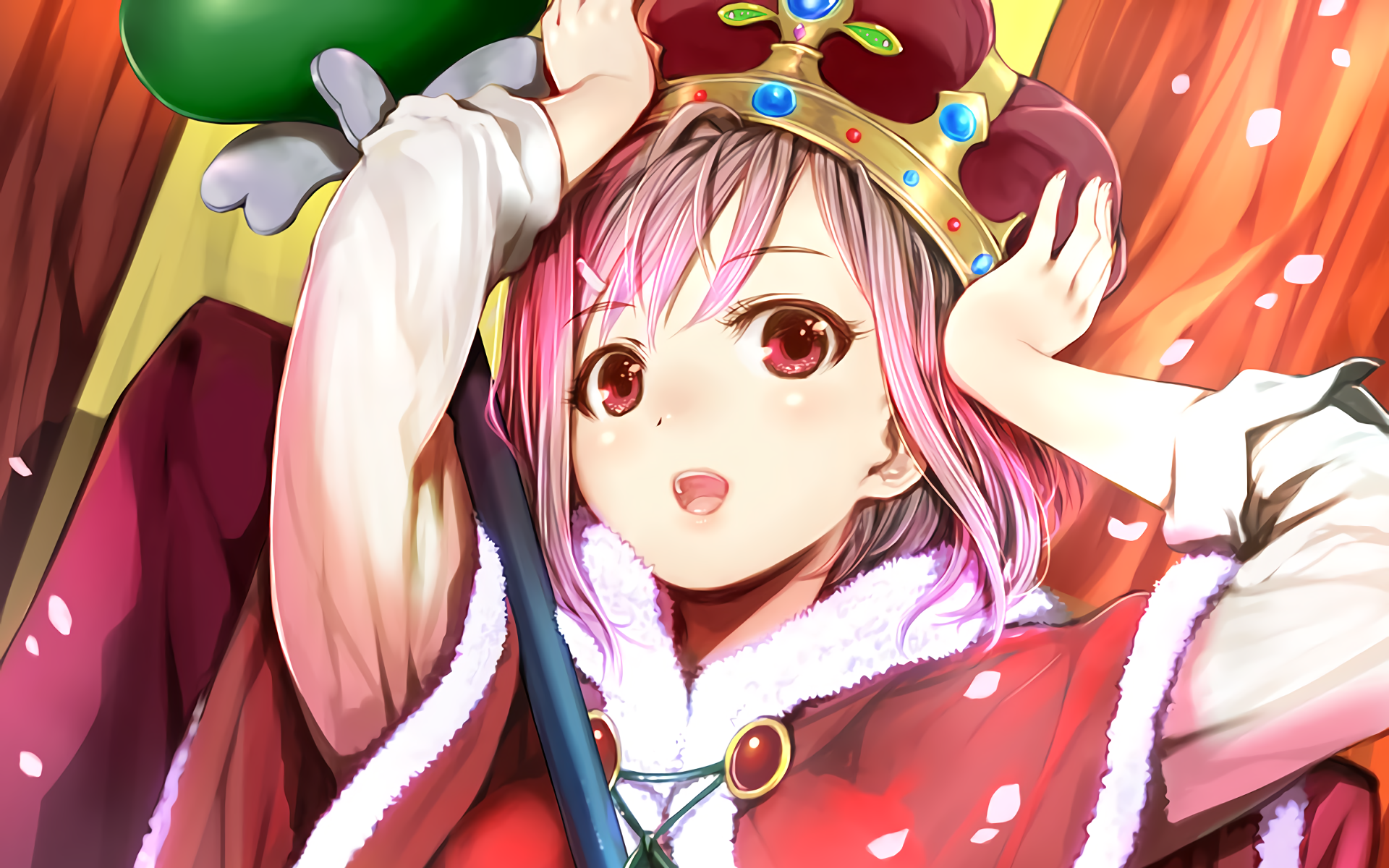 Wallpaper, Sakura Quest, Koharu Yoshino, anime girls 1920x1200