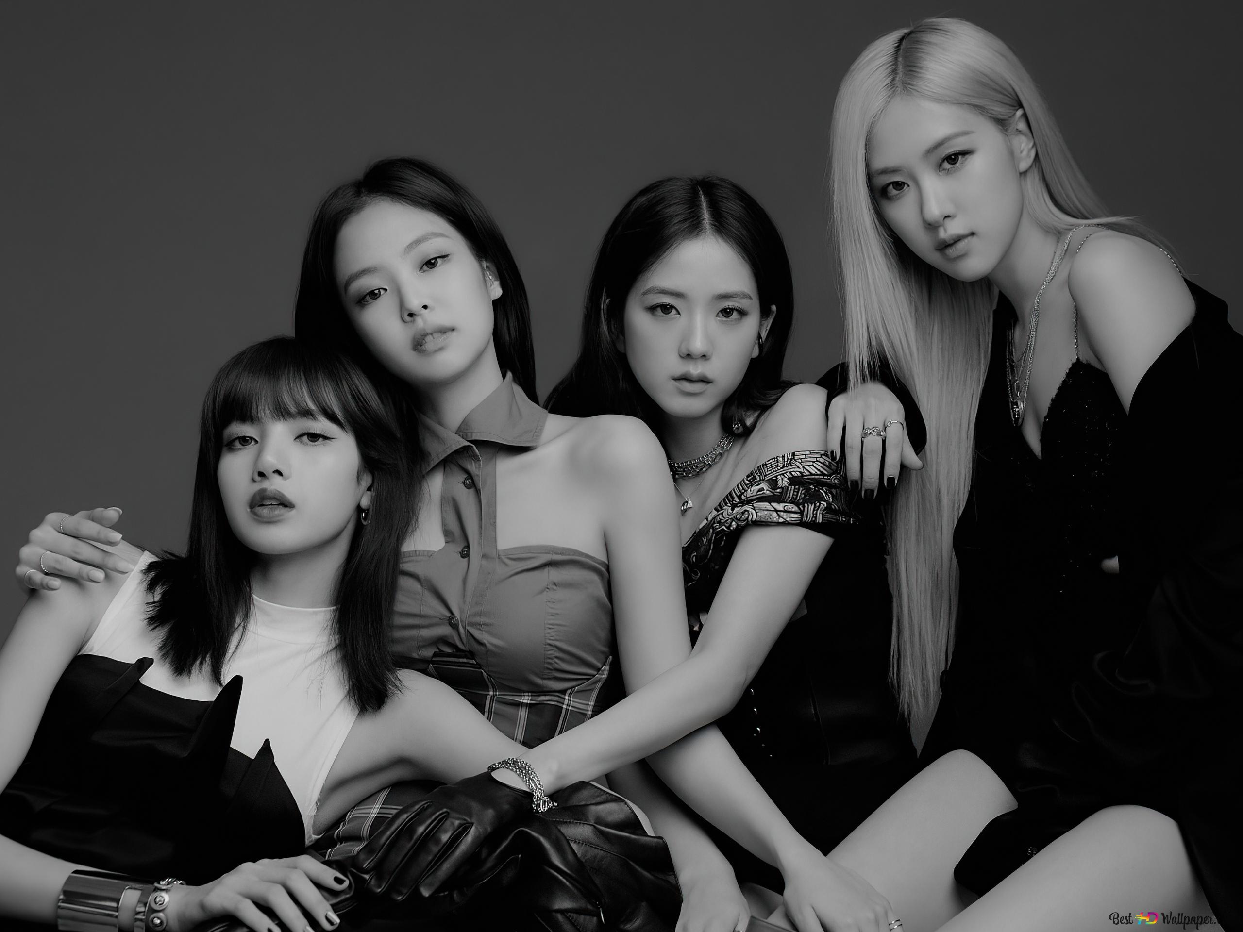 BlackPink's Gorgeous Members Group Photohoot 4K wallpaper download