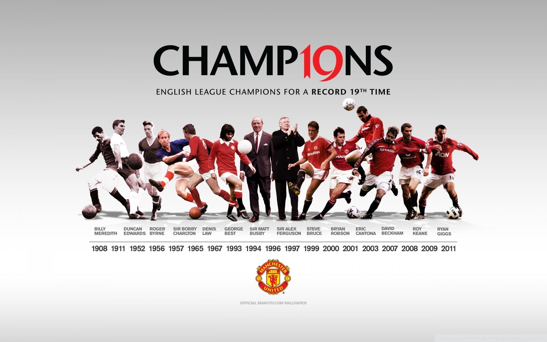 Manchester United Champions Ultra HD Desktop Background Wallpaper for 4K UHD TV, Tablet