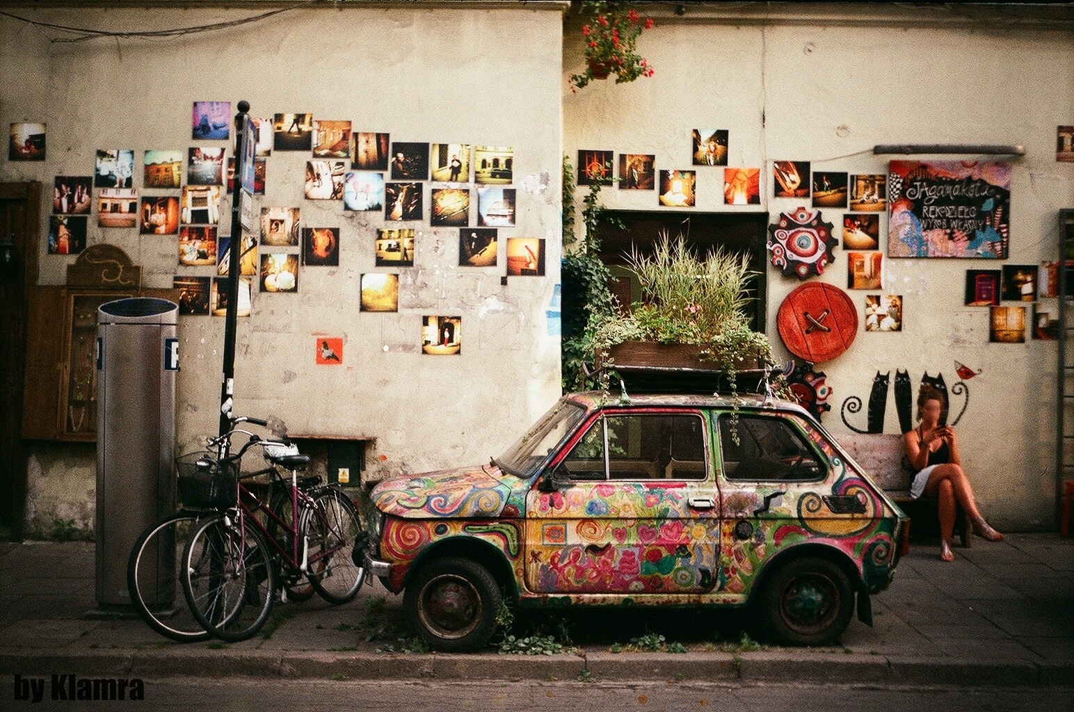Krakow Poland Fiat 126p Urban Beige Lomography Wallpaper:1544x1024
