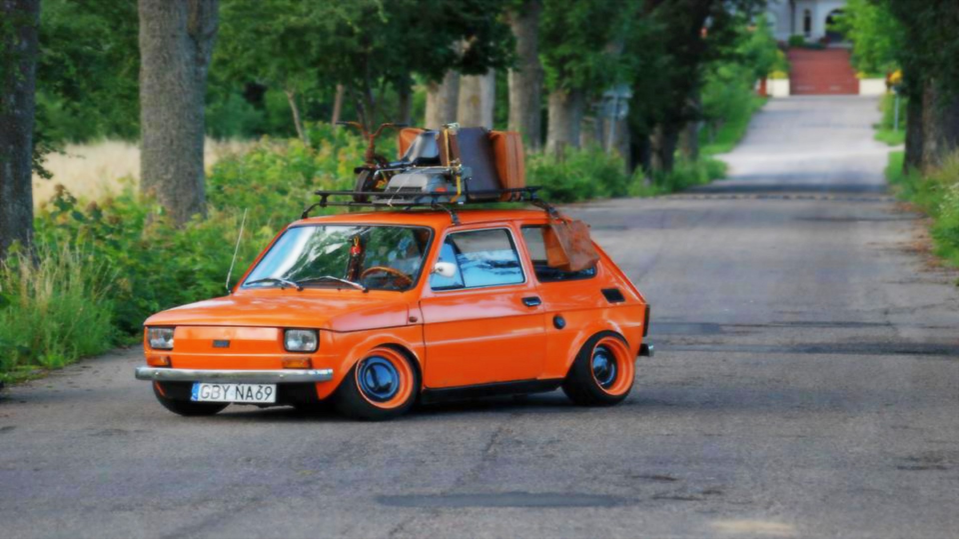 Cars Polish Poland vehicles tuning Fiat 126P Polski Fiat wallpaperx1080