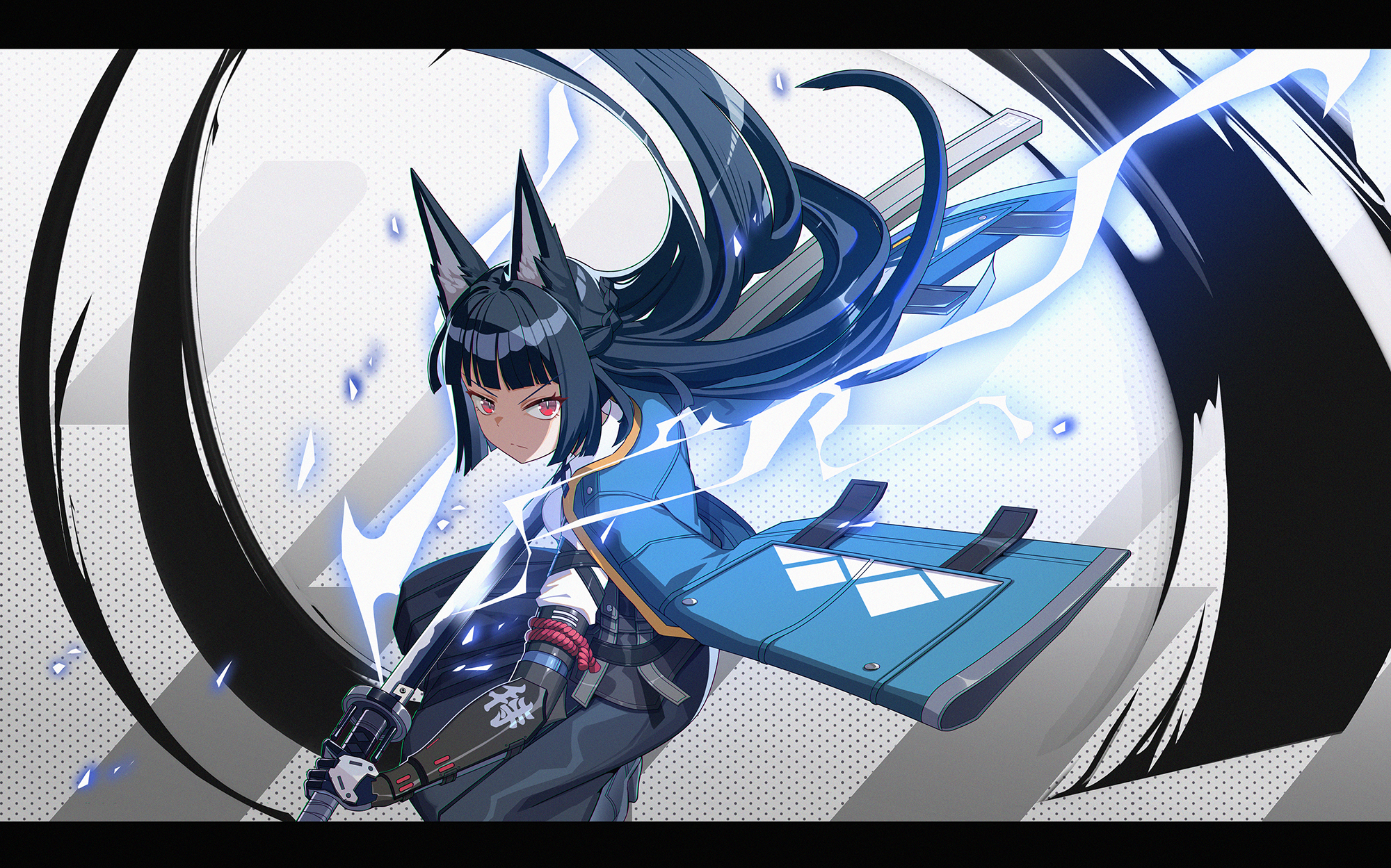 hoshimi miyabi (zenless zone zero) drawn