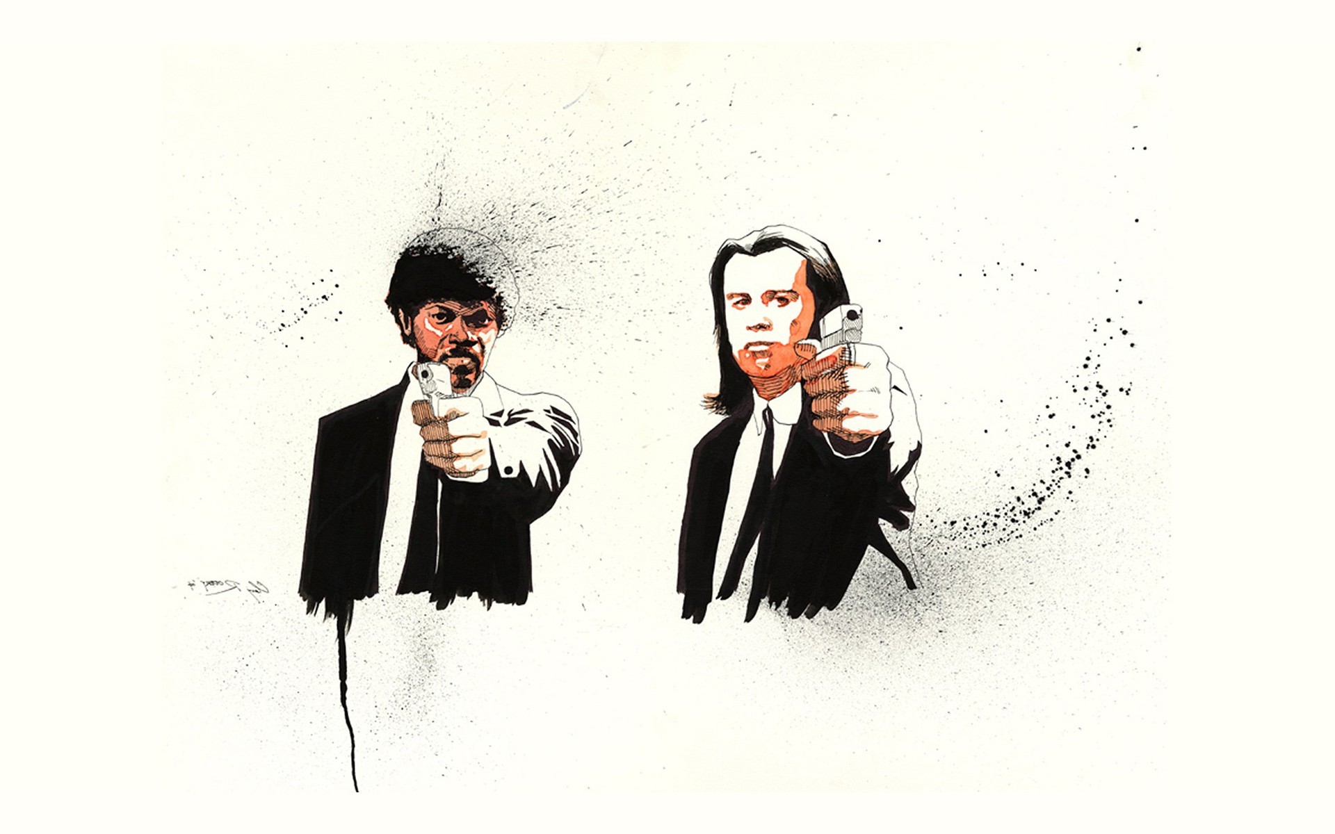 pulp fiction fan art quentin tarantino movies samuel l_ jackson Gallery HD Wallpaper