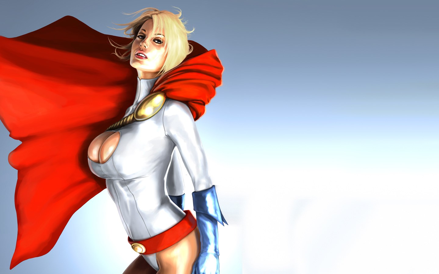 1440x900 wallpaper desktop power girl Gallery HD Wallpaper