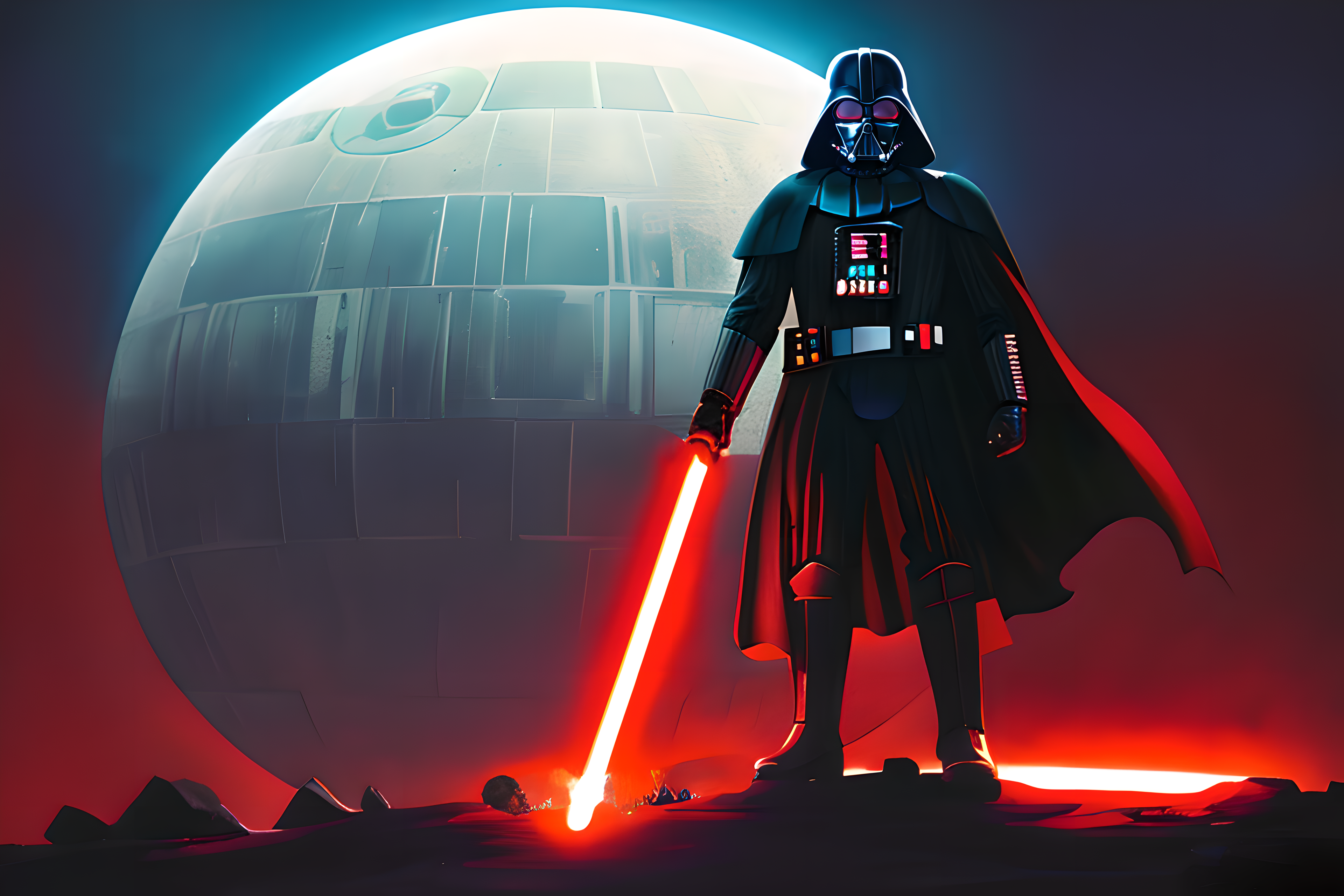 Darth Vader 4k wallpaper, r