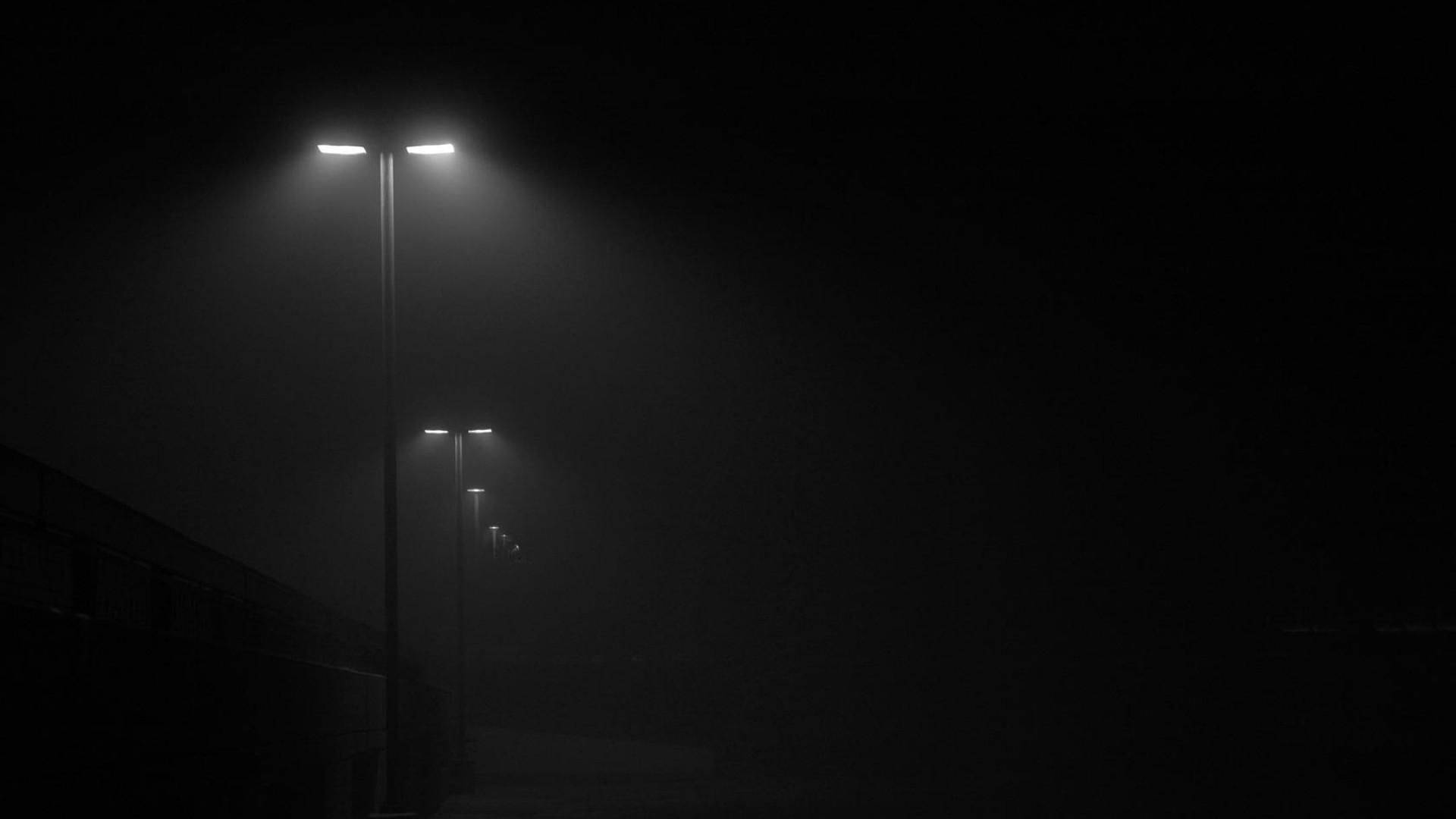 Download Cool Dark Street Lights Wallpaper