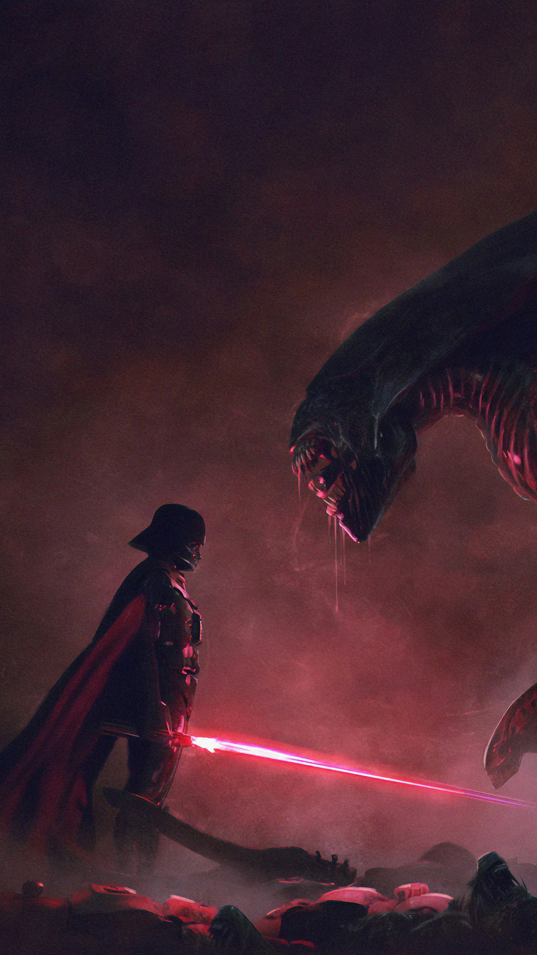 1080x1920 darth vader, hd, superheroes, artwork, artstation for iPhone 6, 7, 8 wallpaper