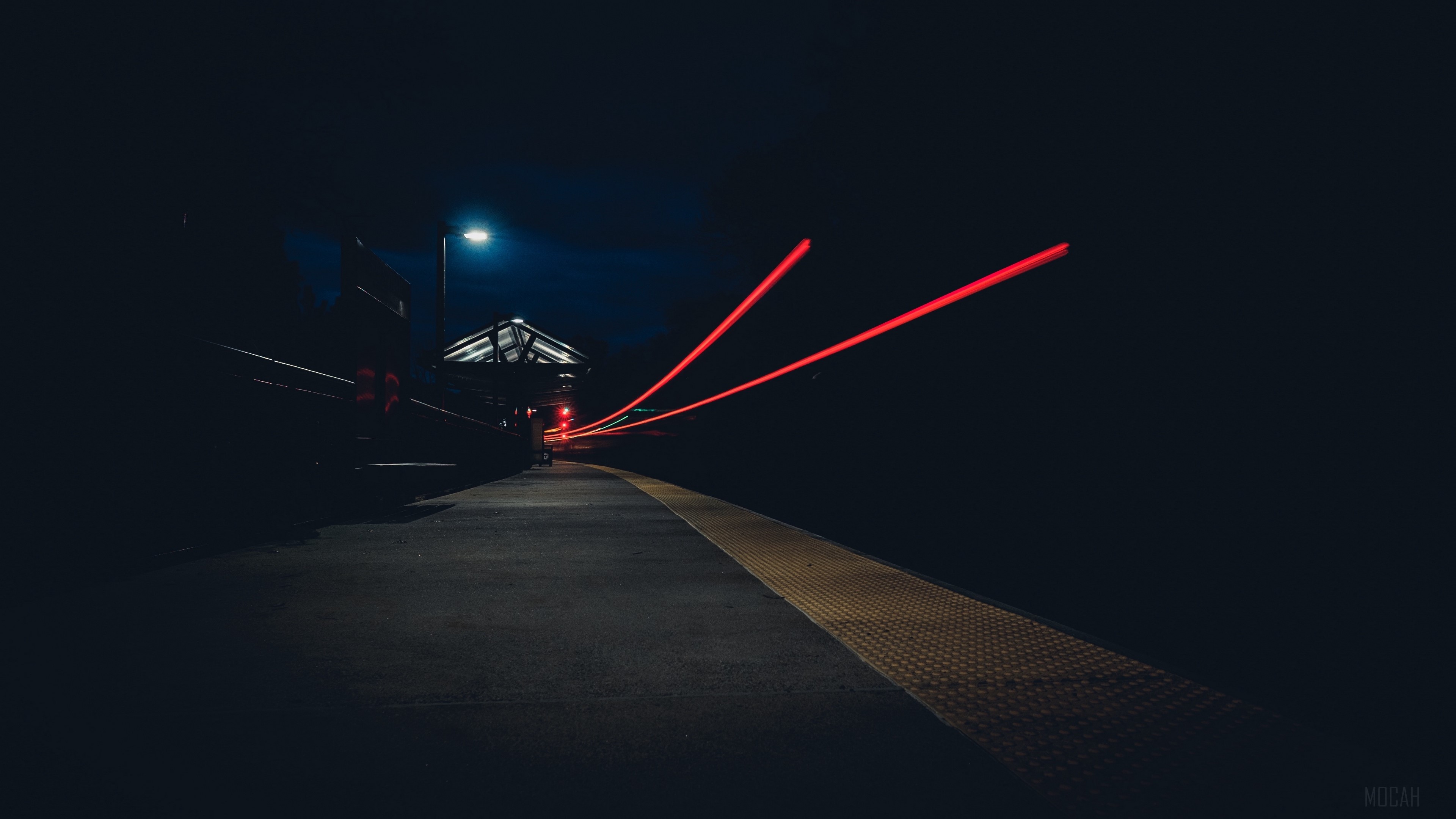 street, light, night 4k Gallery HD Wallpaper