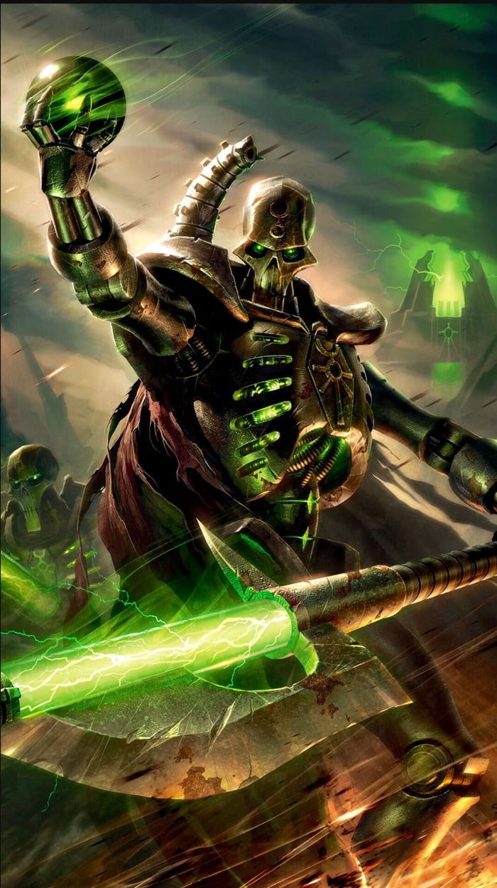 Another Warhammer 40k phone wallpaper for you and today is the Necrons. Warhammer 40k, Warhammer 40k necrons, Warhammer
