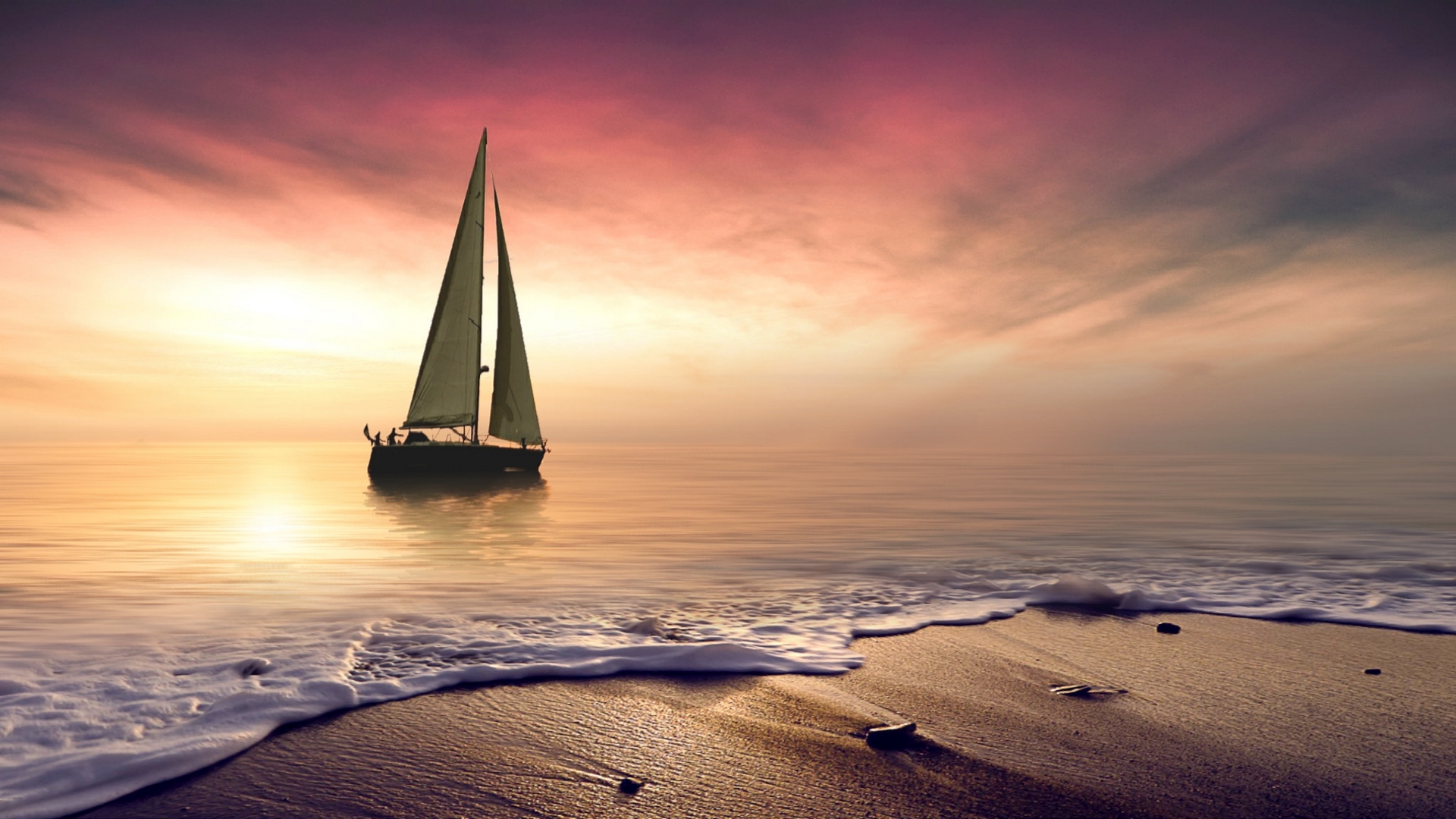sailing HD wallpaper, background