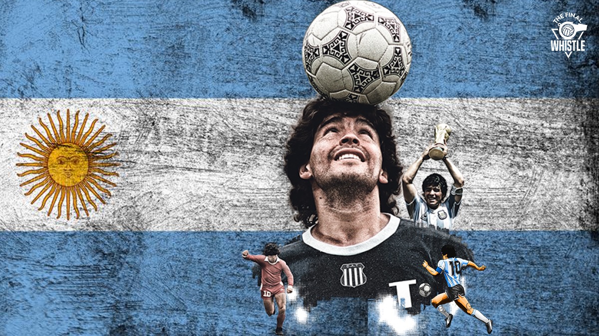 The Final Whistle legend Diego Maradona, arguably the greatest player of all time, has died at the age of 60. Diego Maradona led Argentina to World Cup success in
