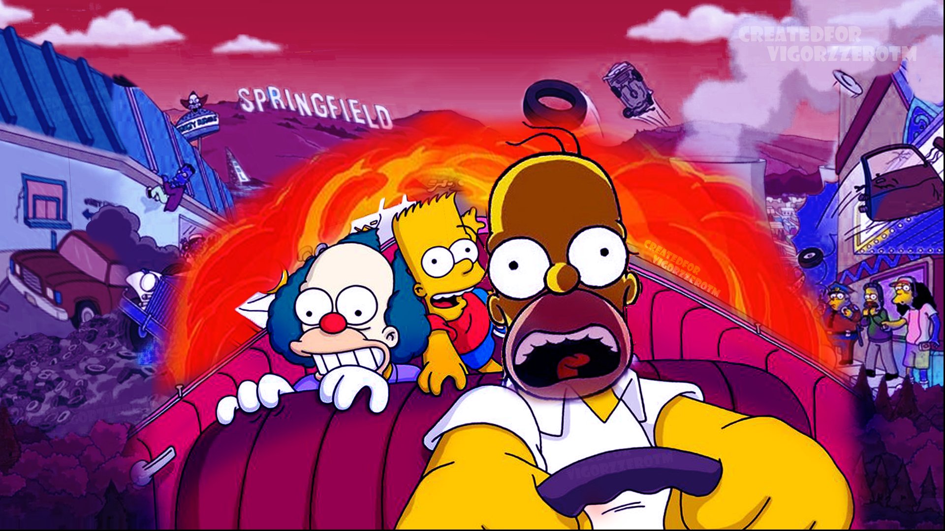 VigorzzeroTM #wallpaper for The #Simpsons Road Rage of #gameart #desktop #wallpaper #Game #gamecube #PS2 #Xbox #simpsonsroadrage #simpsonsgame #simpsones #TheSimpsons link