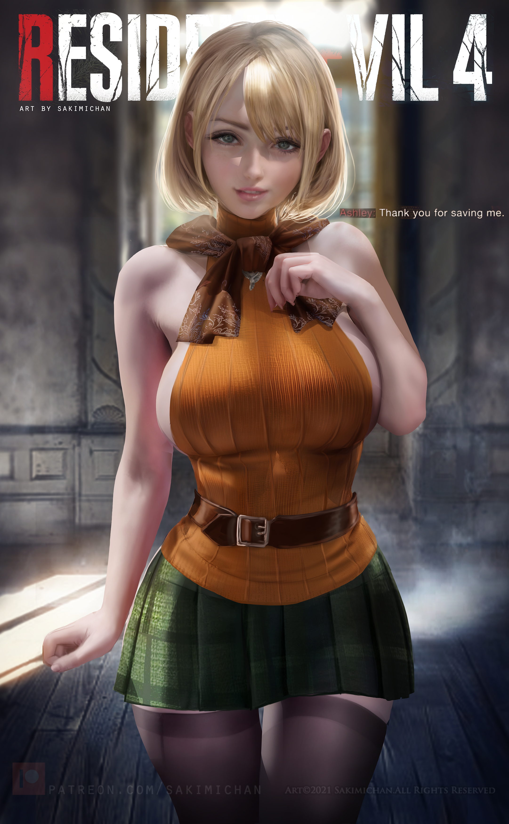 Resident Evil 4 Wallpaper: RE4 Widesreen Ashley - Minitokyo