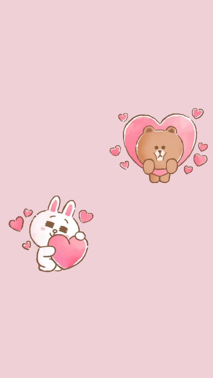 Line Friends BG. Cute bear drawings, Cute love cartoons, Line friends