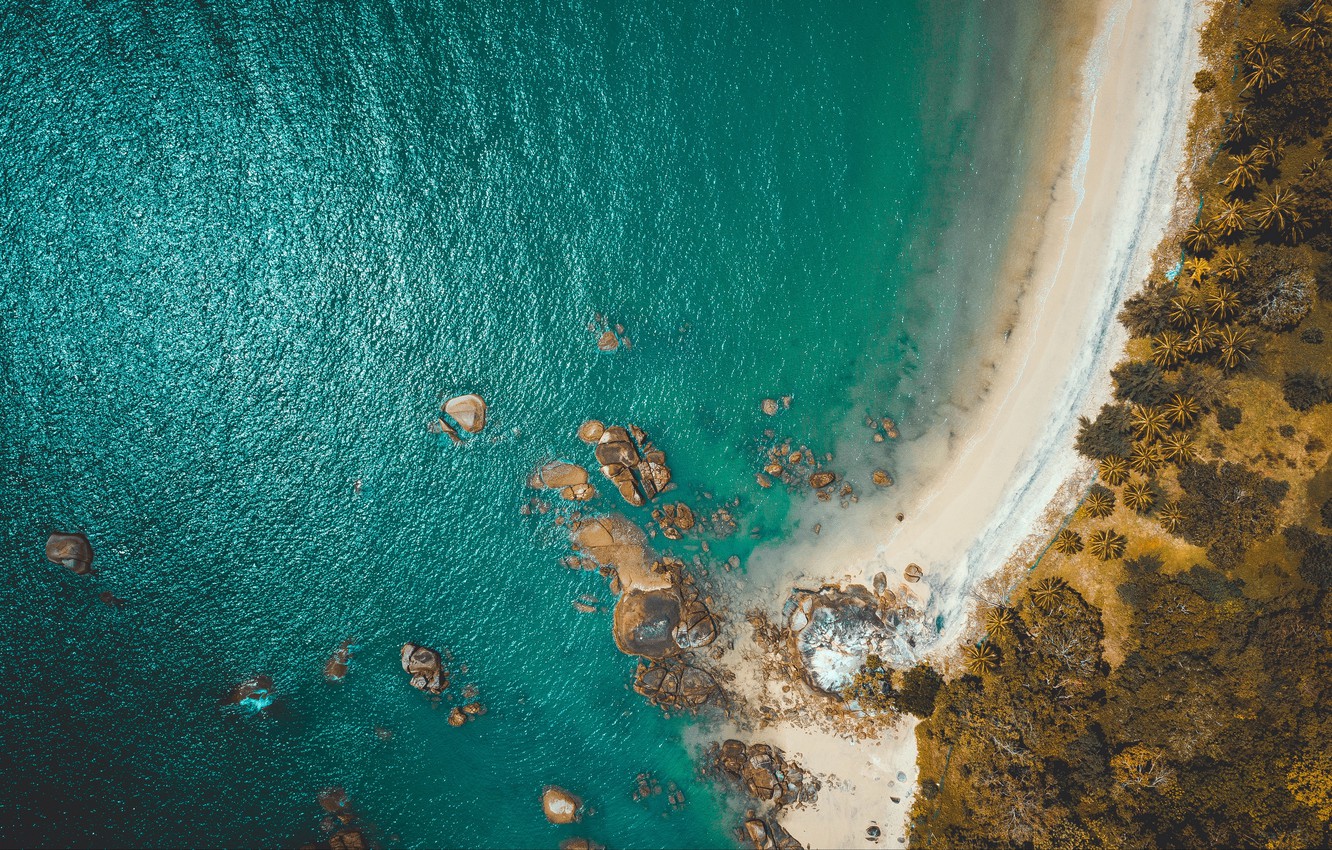 Free download Wallpaper beach sea coast nature water rocks landscapes [1332x850] for your Desktop, Mobile & Tablet. Explore Ocean Waters Aerial View 4k Wallpaper. Ocean View Wallpaper, Ocean View