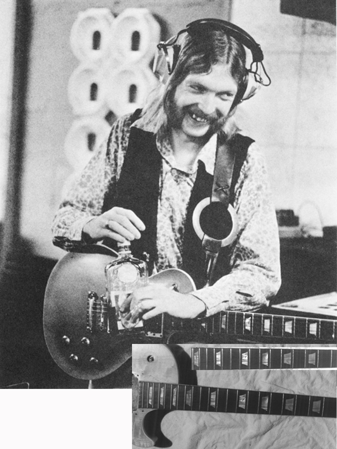 Photos of Duane Allman's 1957 goldtop Les Paul