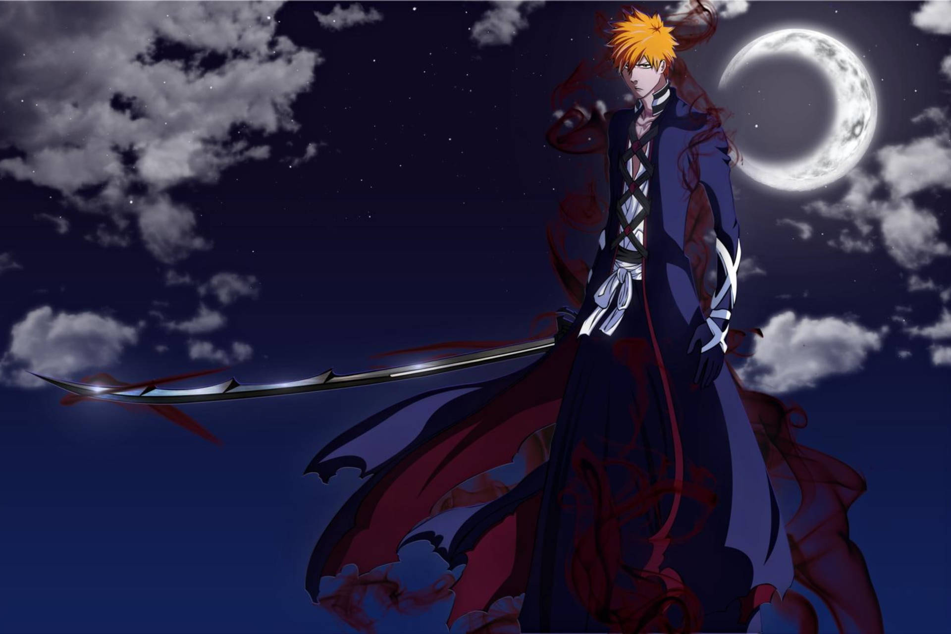 Download Ichigo Kurosaki Shinigami Bankai Wallpaper