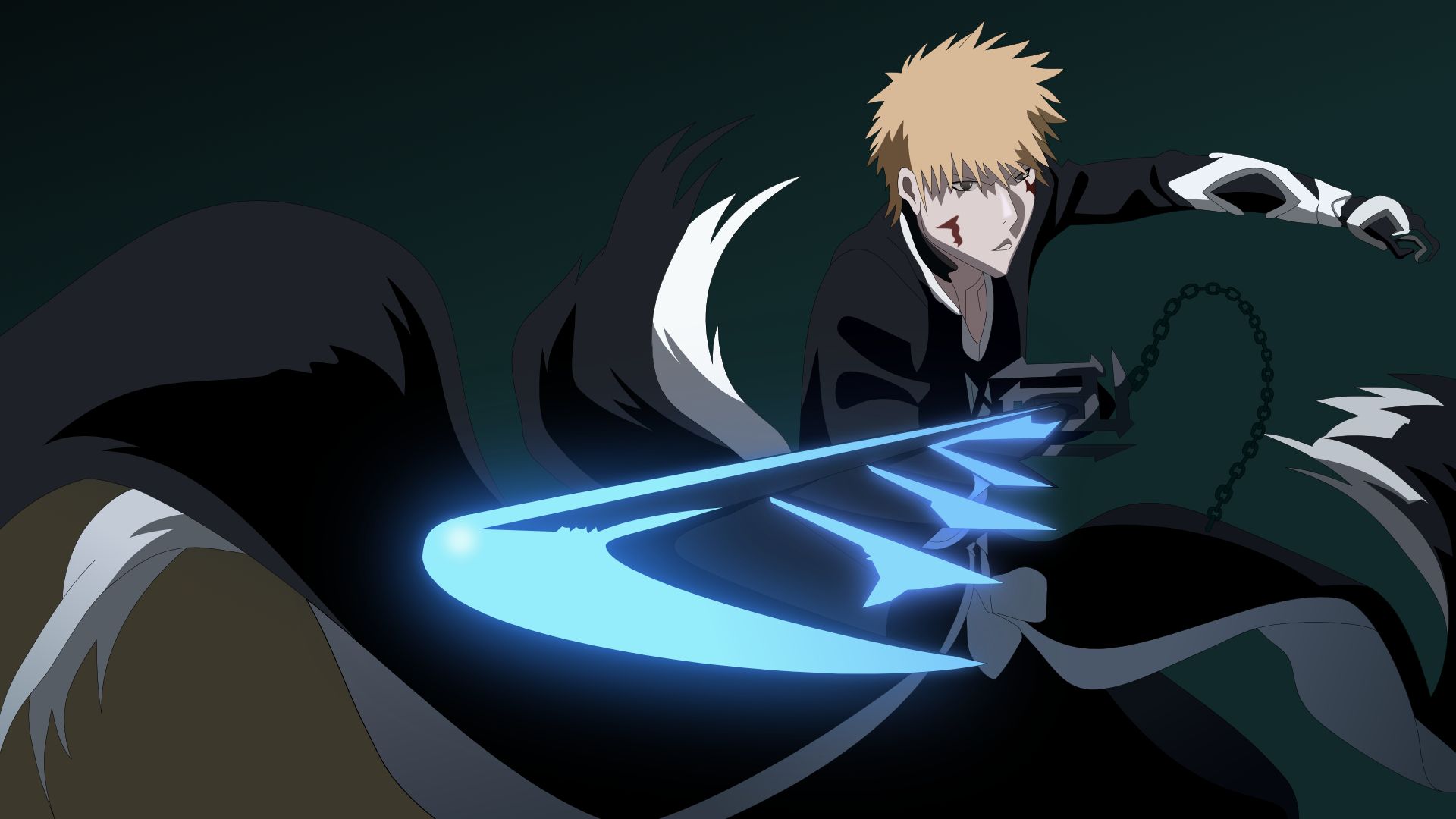 HD desktop wallpaper: Anime, Bleach, Katana, Ichigo Kurosaki, Orange Hair download free picture